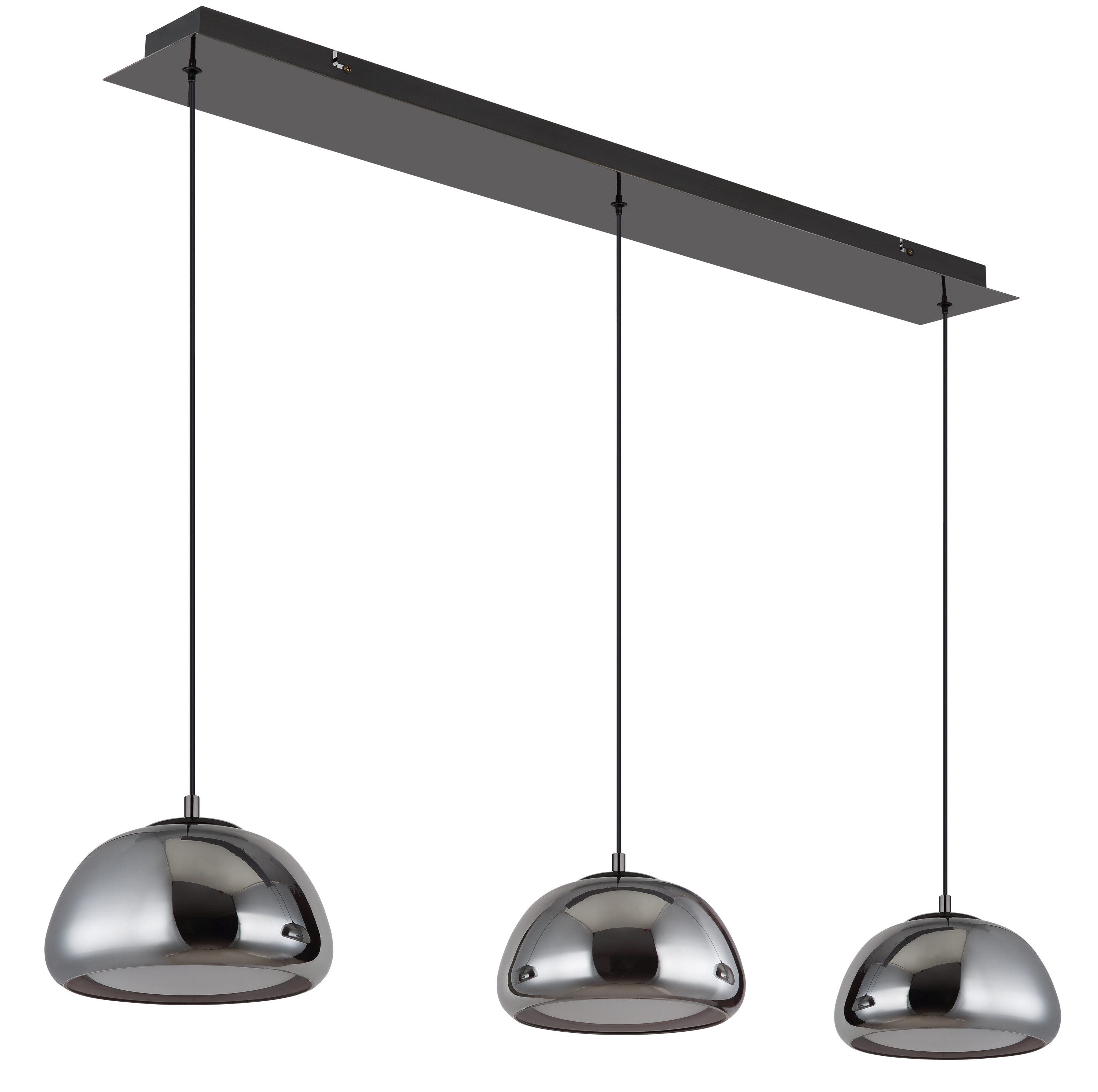 Pendelleuchte GLOBO Lighting Hängeleuchte AVILA LBH 117x25x150 cm schwarz