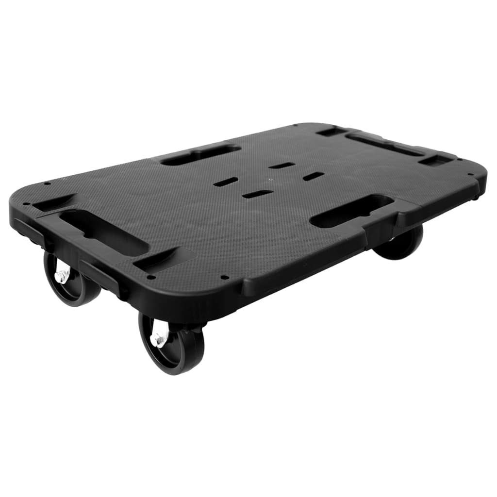 vidaXL Rollwagen Transportroller Schwarz Polypropylen 300 kg, (1 St)