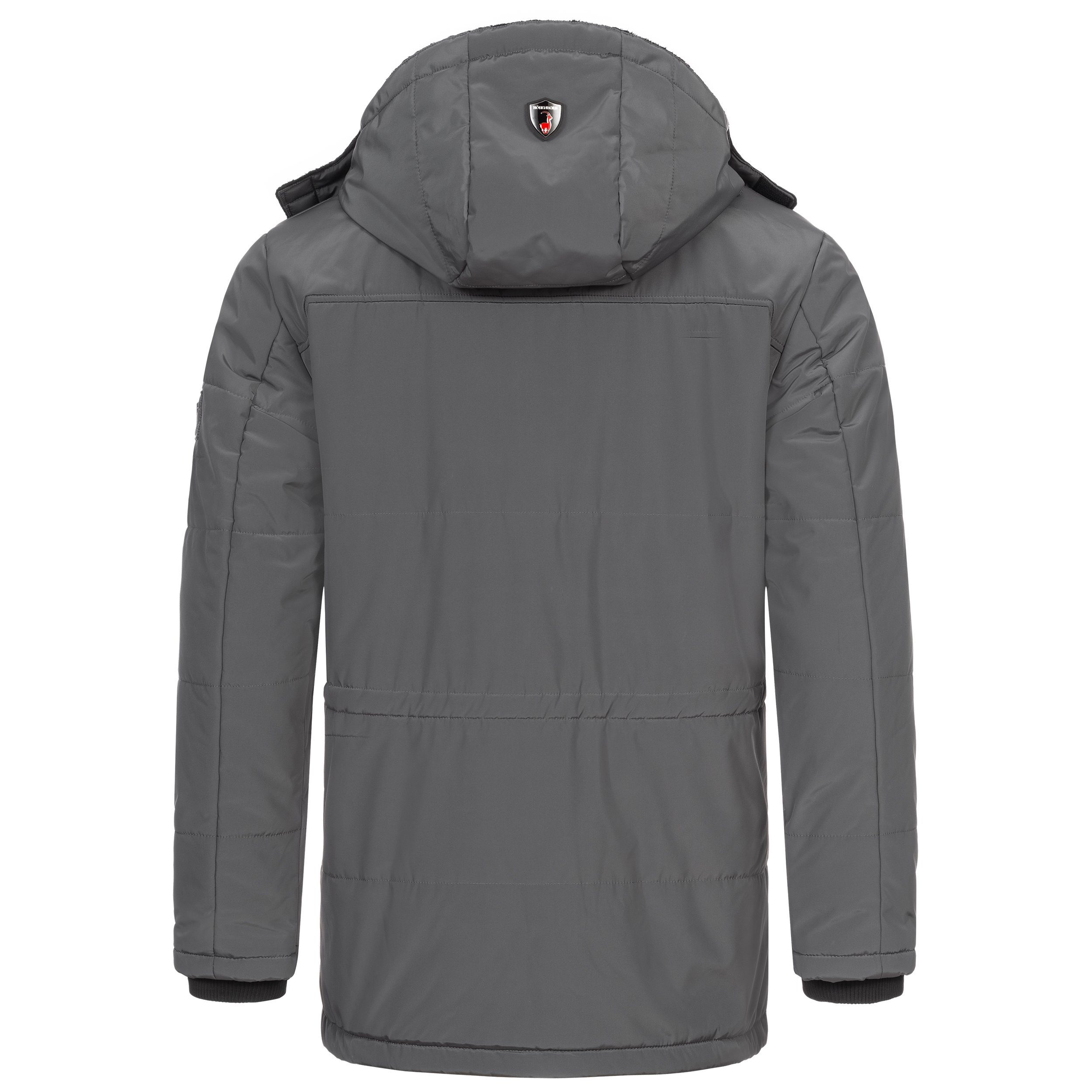 Höhenhorn Winterjacke Mangard Herren Winter Jacke für Männer Gefüttert Winterjacke Parker abnehmbare Gefütterte Kapuze, weicher Teddyfleece Kragen – Bild 3 von 5