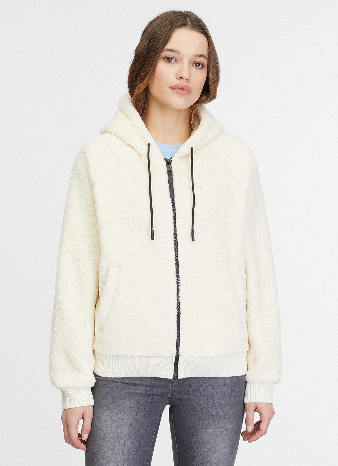Ragwear Sweatjacke TALIANA aus weichem Teddy günstig online kaufen
