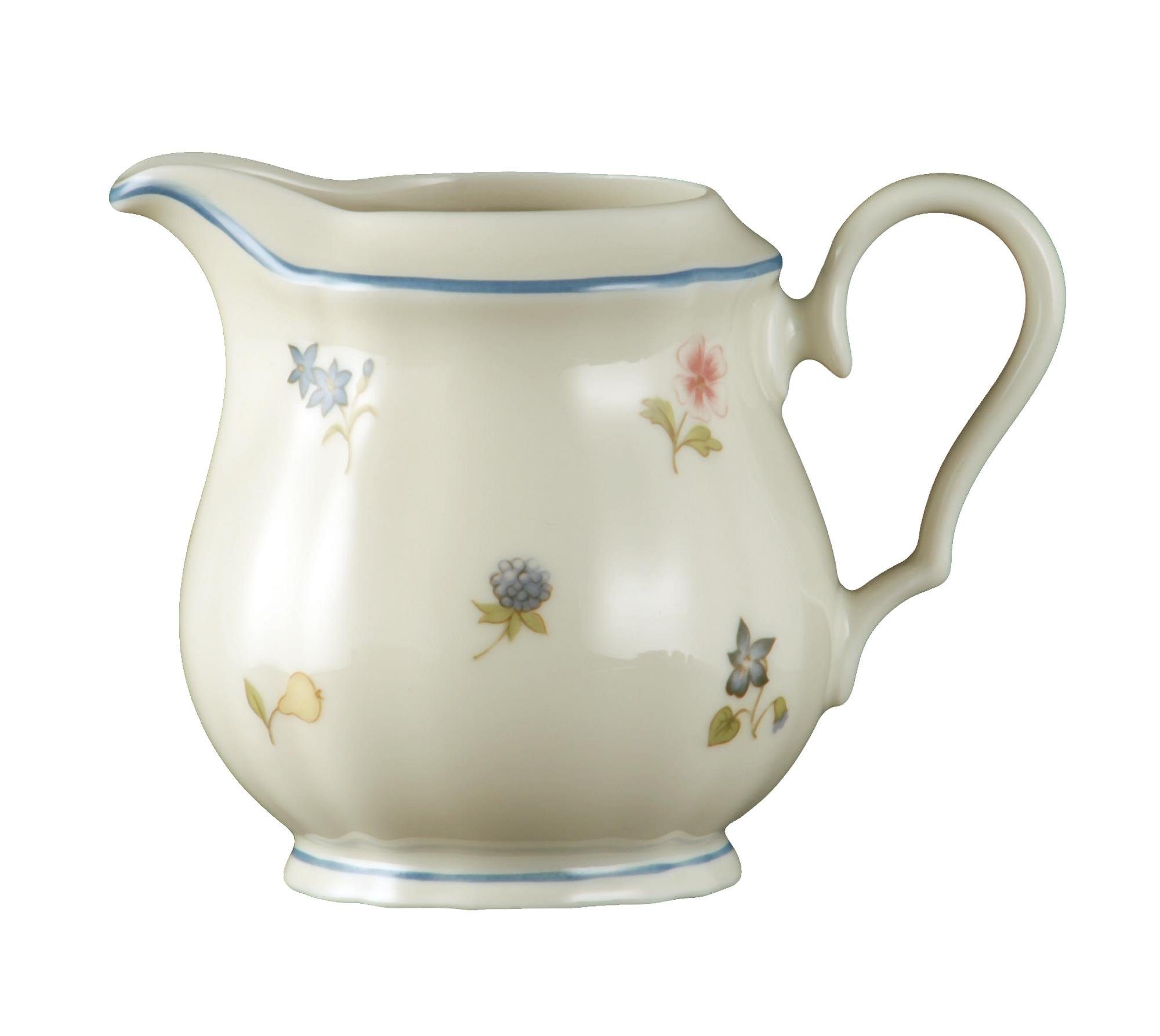 Seltmann Weiden Geschirr-Set Milchkännchen 6 Personen Marie Luise Streublume 30308 von Seltmann, Porzellan