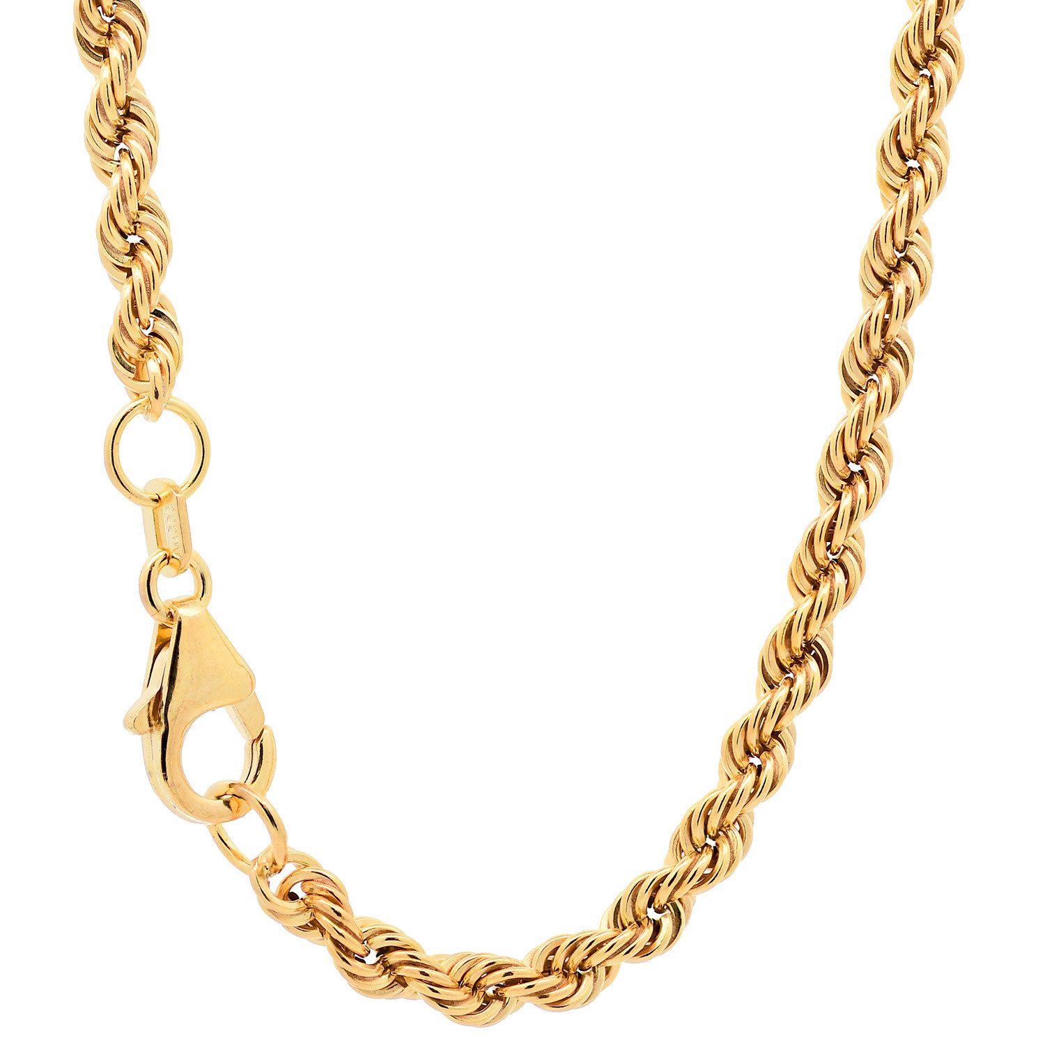 Goldkette Goldkette Kordelkette Länge 19 cm - Breite 3,3 mm - 333-8 Karat Gold