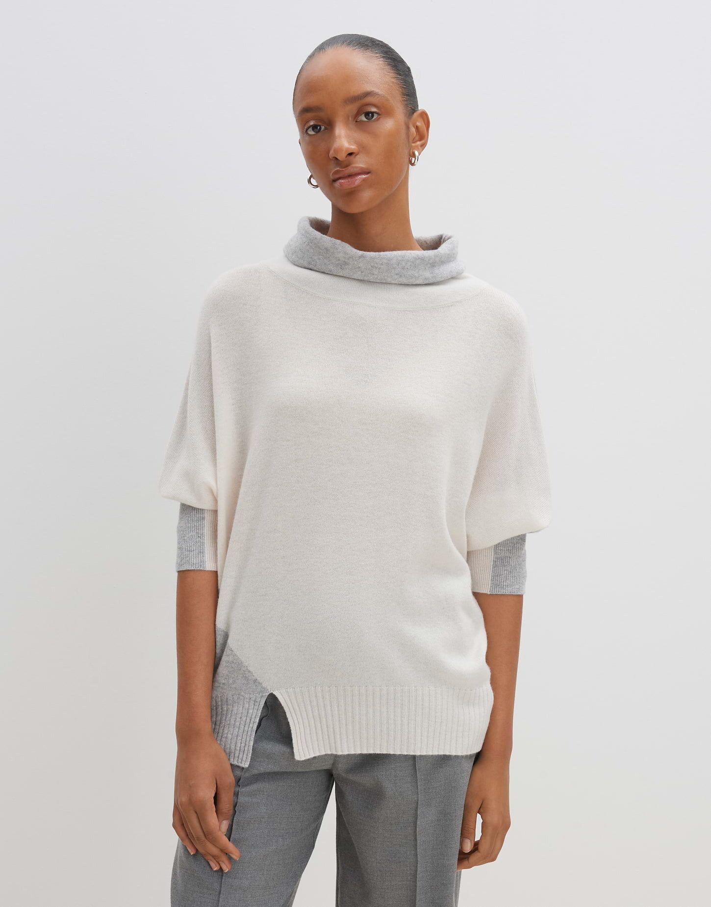 Strickpullover Strickpullover TEMILY Loose aus Wolle und Kaschmir