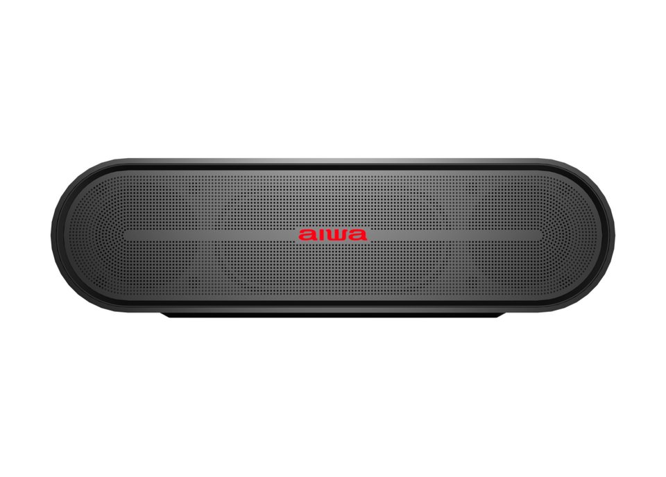 Aiwa SB-X350J Bluetooth-Lautsprecher (A2DP Bluetooth, aptX Bluetooth, AVRCP  Bluetooth, 20.00 W, Passiver Bassstrahler, aktiver Auditrieber, 2x 10 Watt)