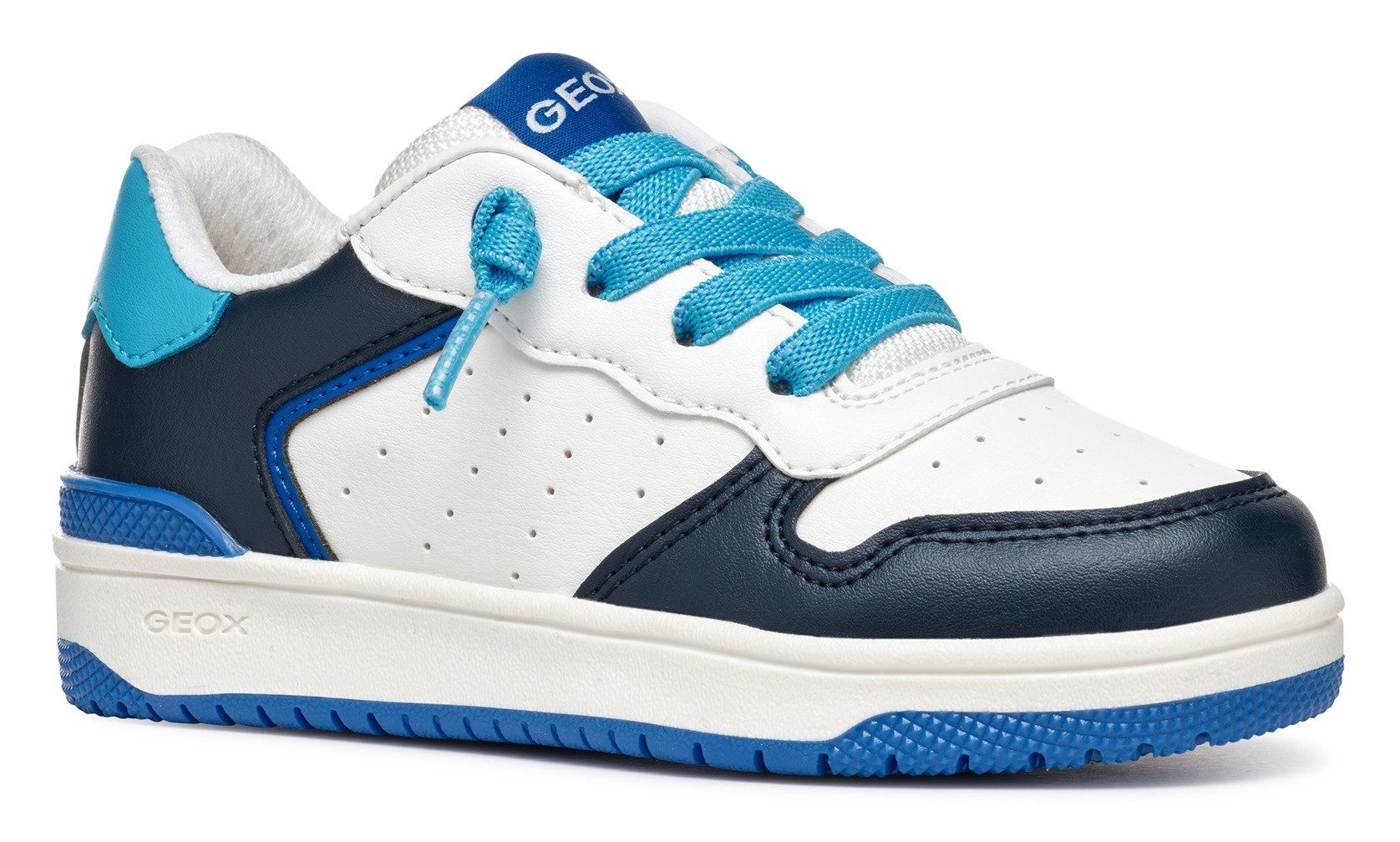 Geox J WASHIBA BOY Sneaker, Retro Sneaker, Schlupfschuh im Skater-Look