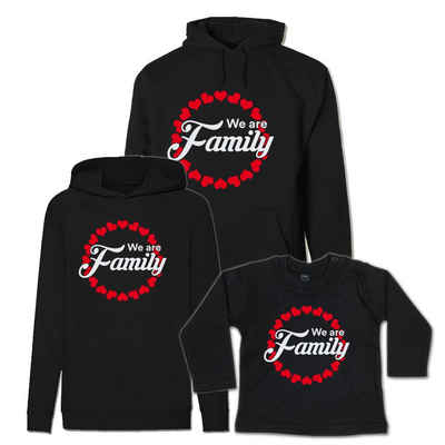 G-graphics Kapuzenpullover We are Family (Familienset, Einzelteile zum selbst zusammenstellen) Kinder & Erwachsenen-Hoodie & Baby Sweater