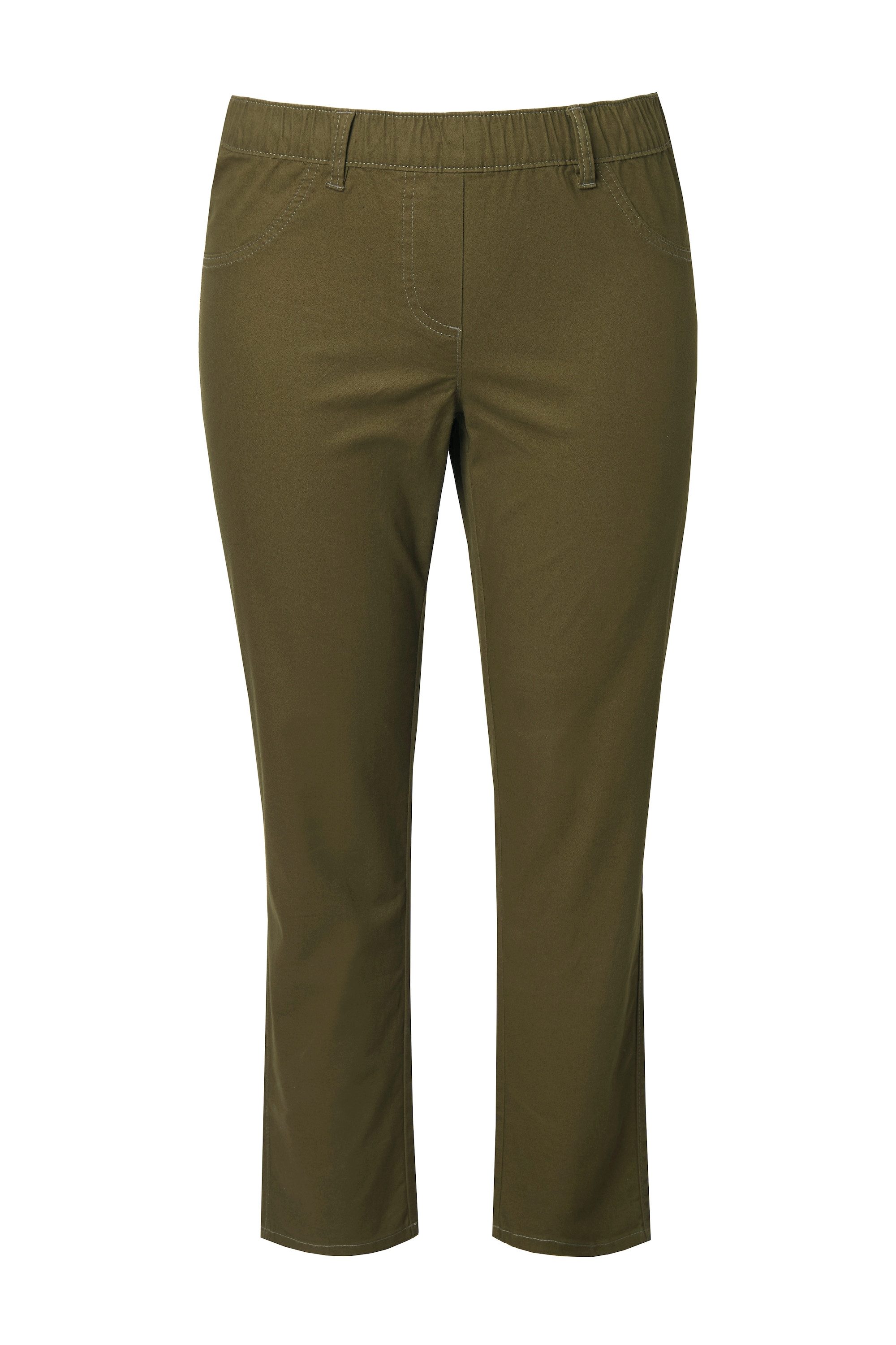 Ulla Popken Jeggings Jeggings Elastikbund schmales Bein Biobaumwolle günstig online kaufen