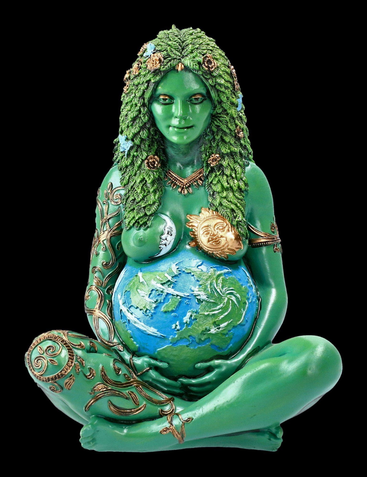 Figuren Shop GmbH Dekofigur Himmlische Gaia Figur - Mutter Erde - mittel bemalt - Nemesis Now