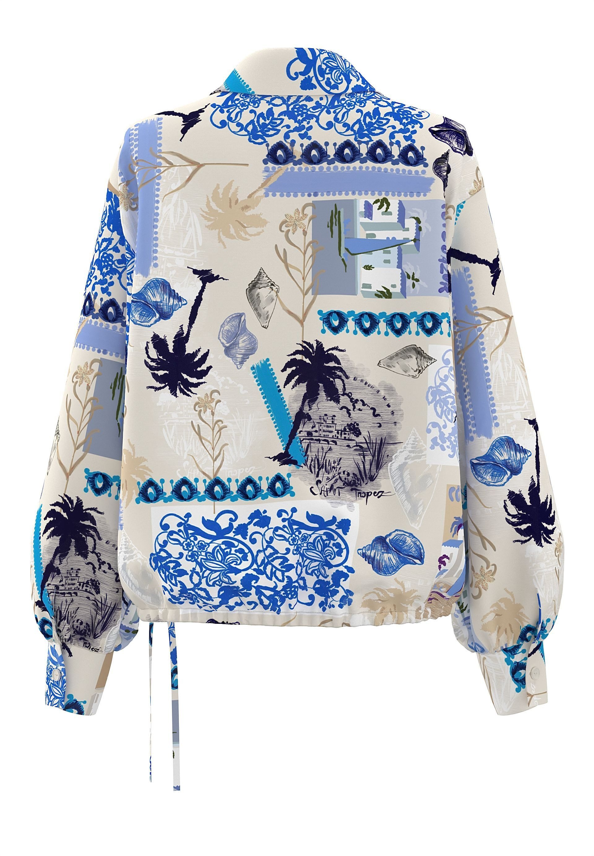 TUZZI Klassische Bluse mit Kordelzug