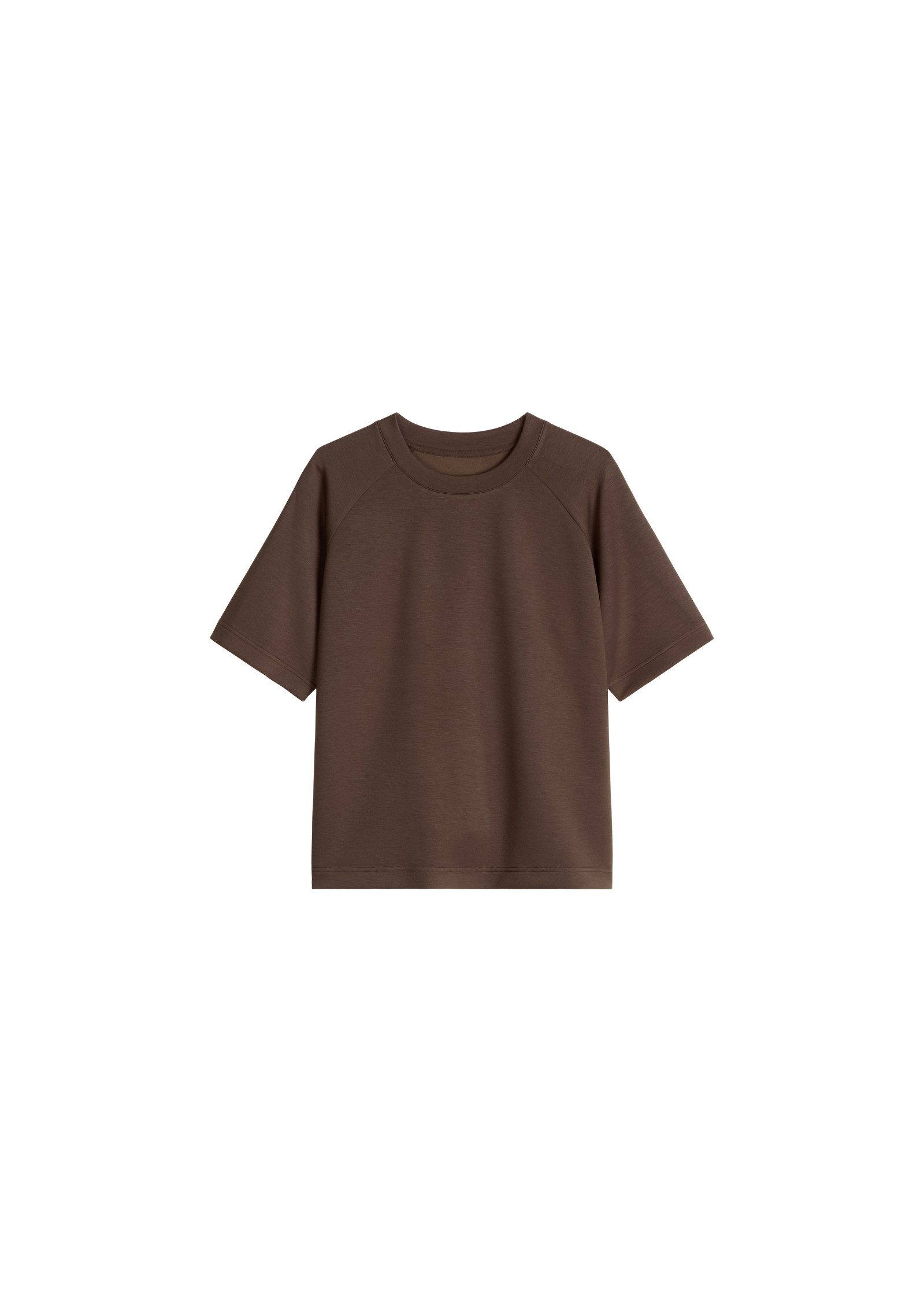 Marc O'Polo Rundhalsshirt lockere Passform, Halbarm, im Overshirt- und Sweatstyle, für Homewear – Bild 2 von 4