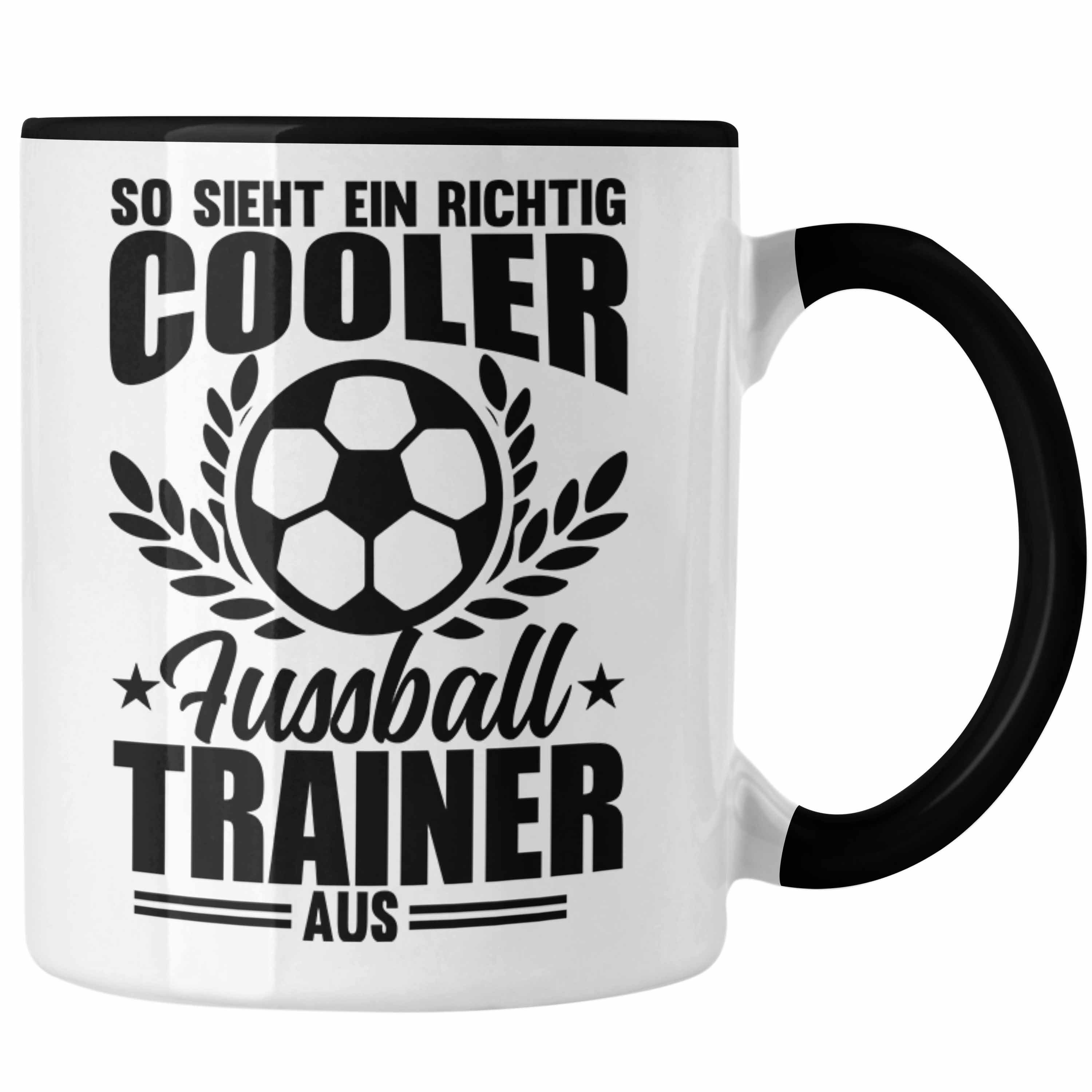 Trendation Tasse Trendation - Fussballtrainer Tasse Geschenk Bester Fußball-Trainer Ges