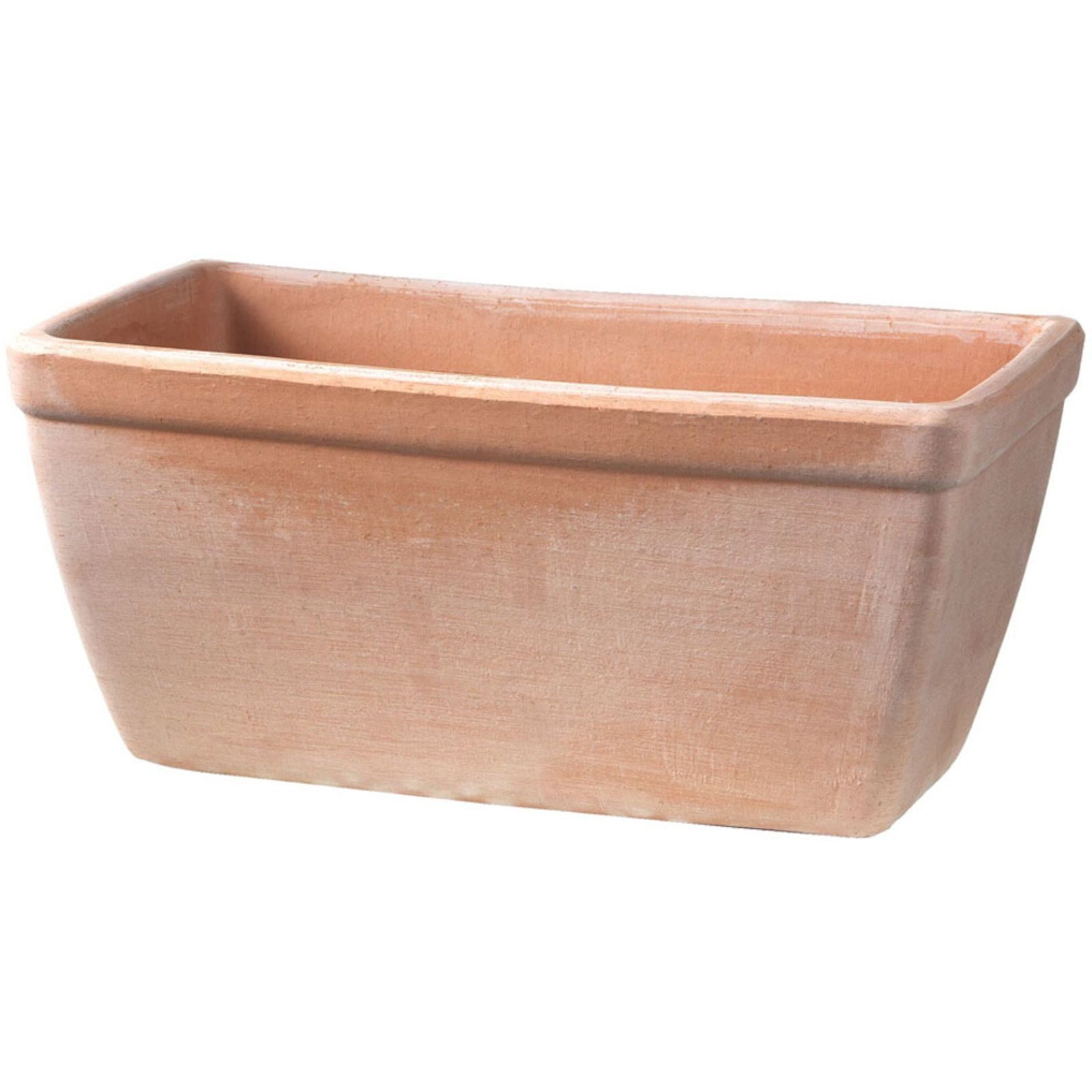 Spang Pflanzkübel Balkonkasten antik 30 x 16 x 14 cm glatt mit Ablaufloch