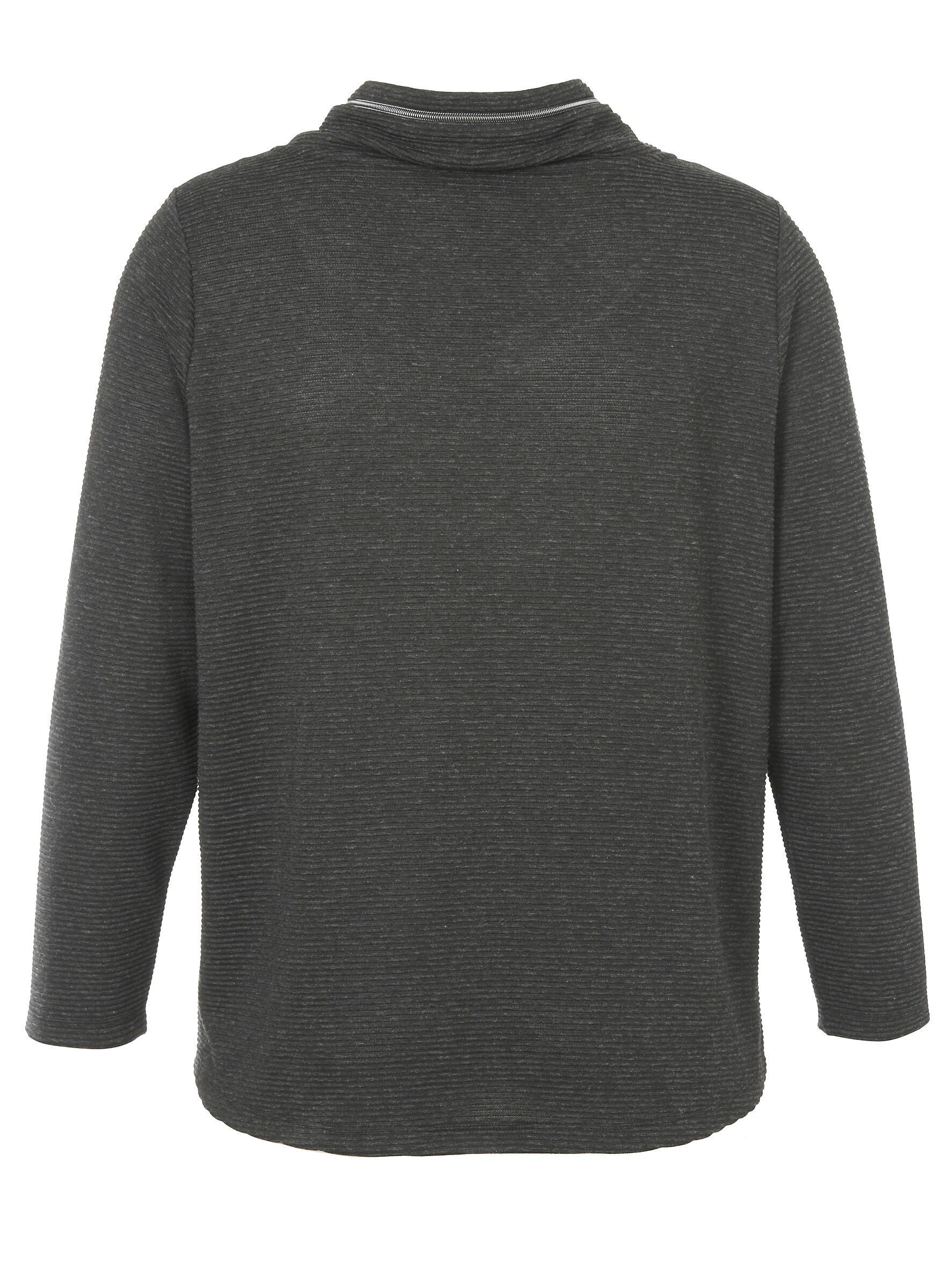 VIA APPIA DUE Sweatshirt (1-tlg) mit Zier-Zipper