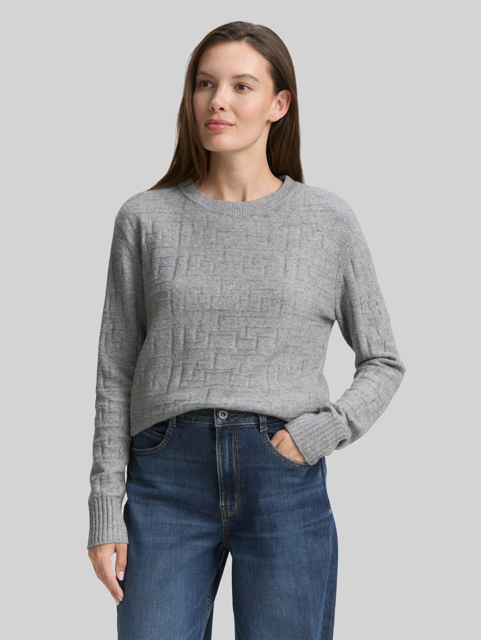 TOM TAILOR Strickpullover Pullover & Strickjacken Loose Fit Strickpullover mit Muster