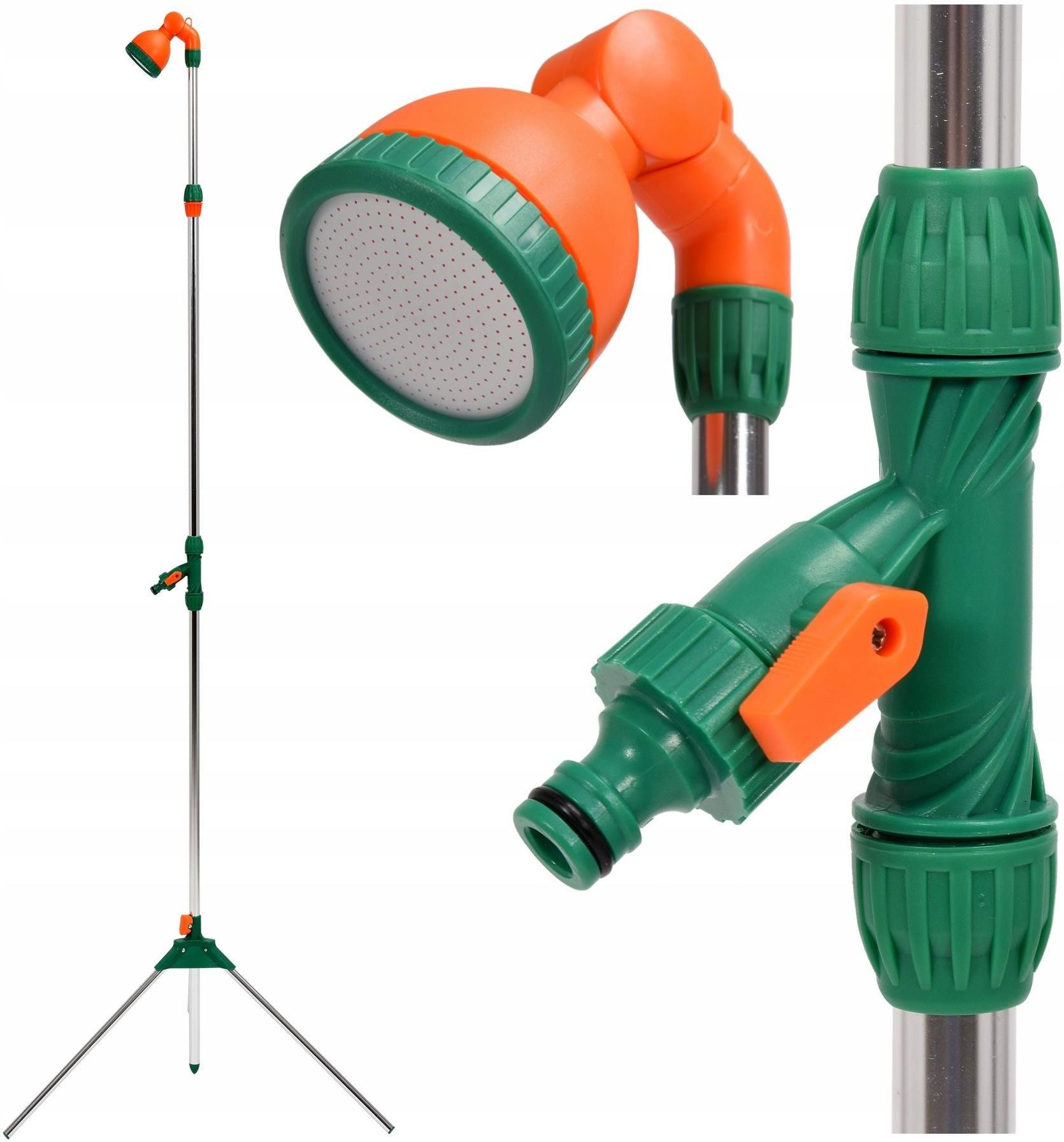 TRIZERATOP Gartenspritze Gartendusche 1,6–2,4 m, höhenverstellbar, (Gartendusche 1,6–2,4 m, höhenverstellbar, Gartendusche 1,6–2,4 m, höhenverstellbar), keine