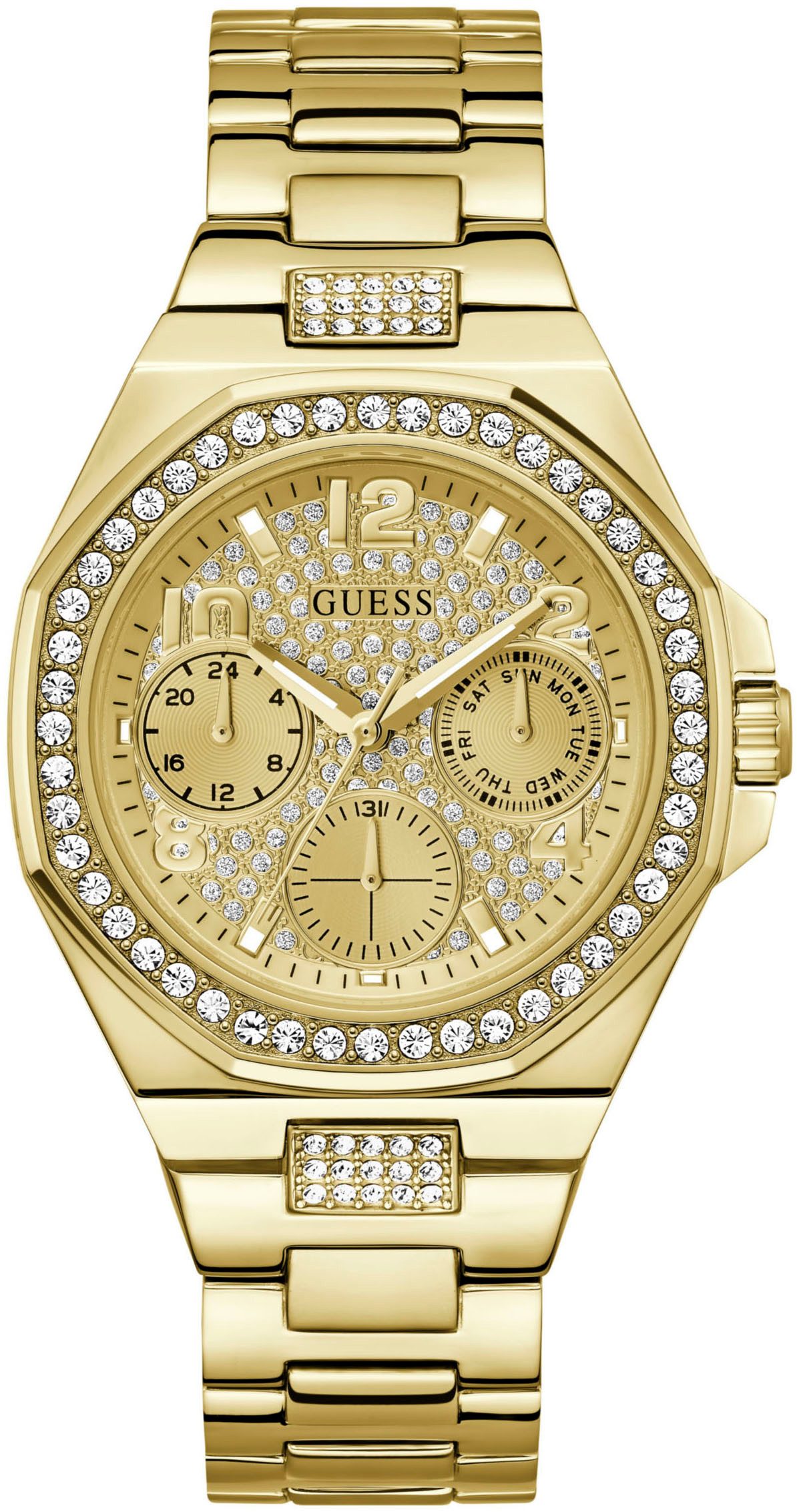 Guess Multifunktionsuhr LADY EMPIRE GW0777L2, Quarzuhr, Armbanduhr, Damenuh günstig online kaufen