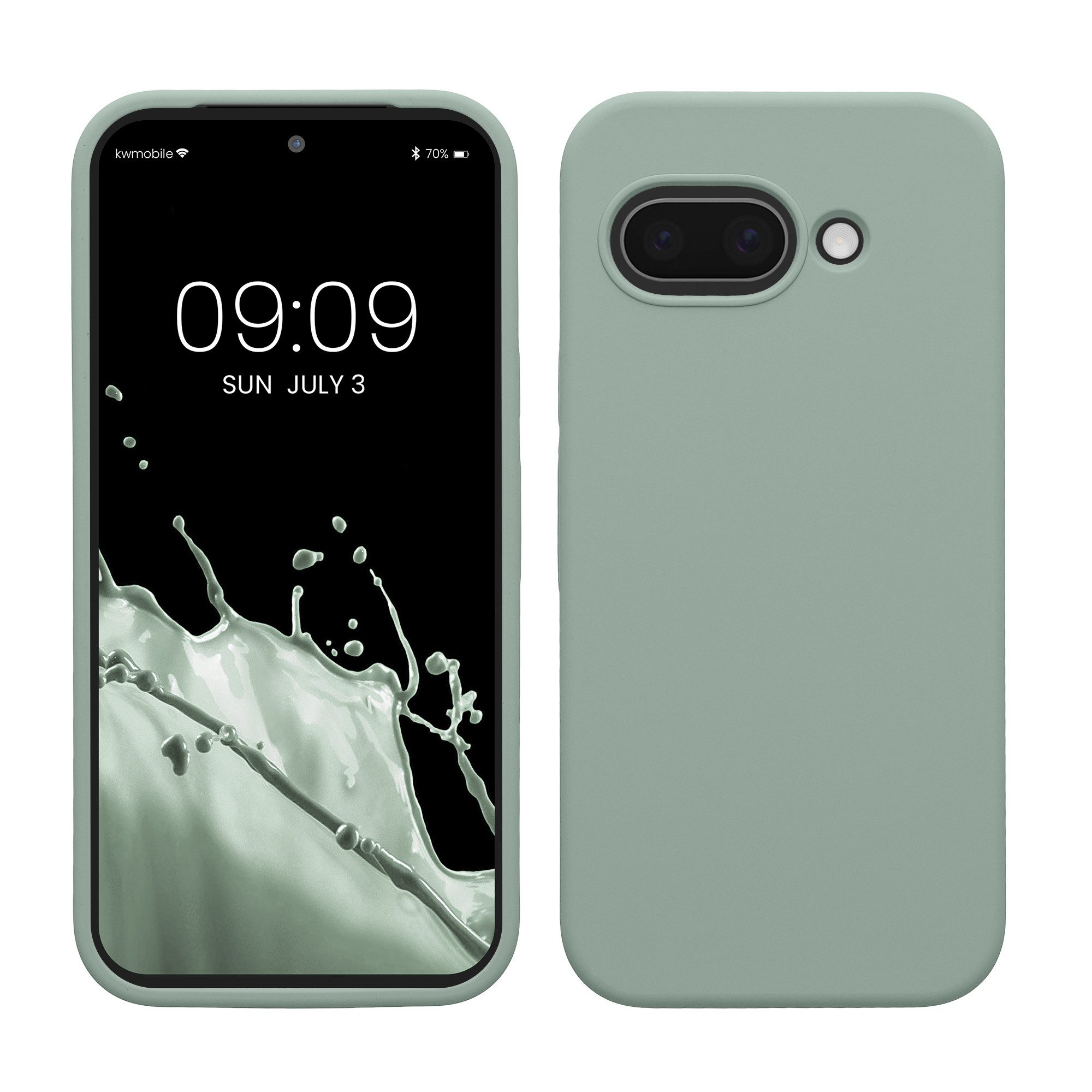 kwmobile Handyhülle Hülle für Google Pixel 9a, Hülle Silikon gummiert - Handyhülle - Handy Case Cover