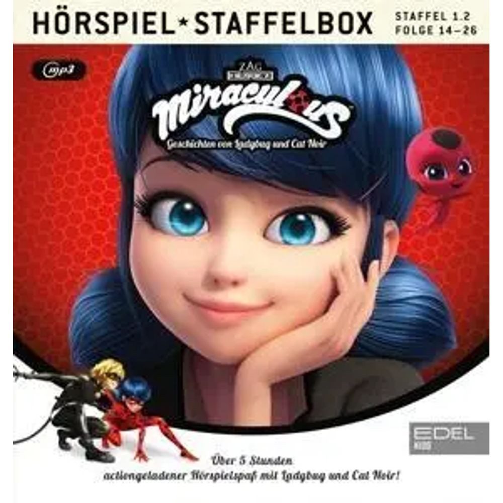 Hörspiel Miraculous-Staffel 1.2,Folge 14-26-HSP Staffelbox