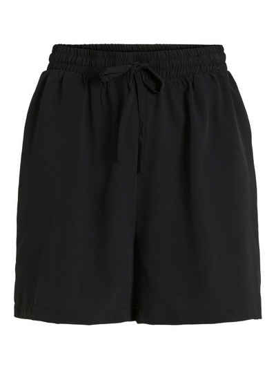 Vila Shorts Kurze Stoff Shorts Bermuda Hot Pants 7594 in Schwarz