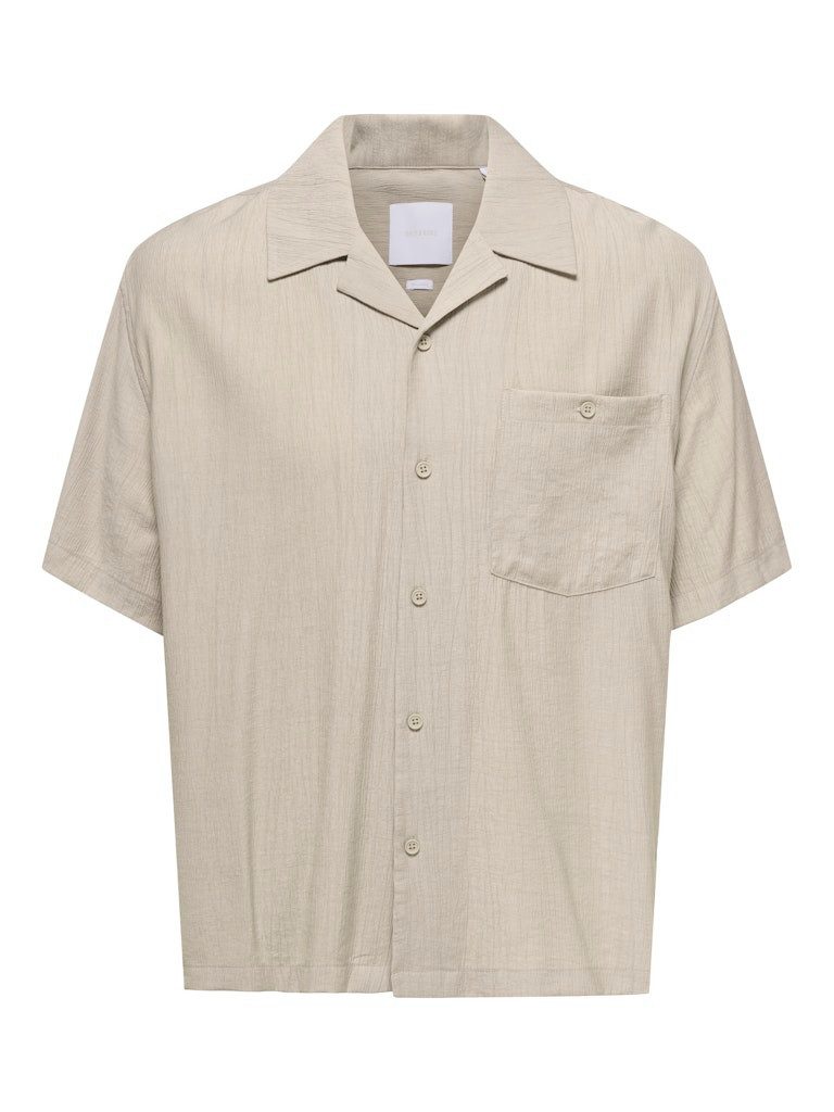 ONLY & SONS Blusenshirt ONSCREED RLX STRUCTUR RESORT SHIRT
