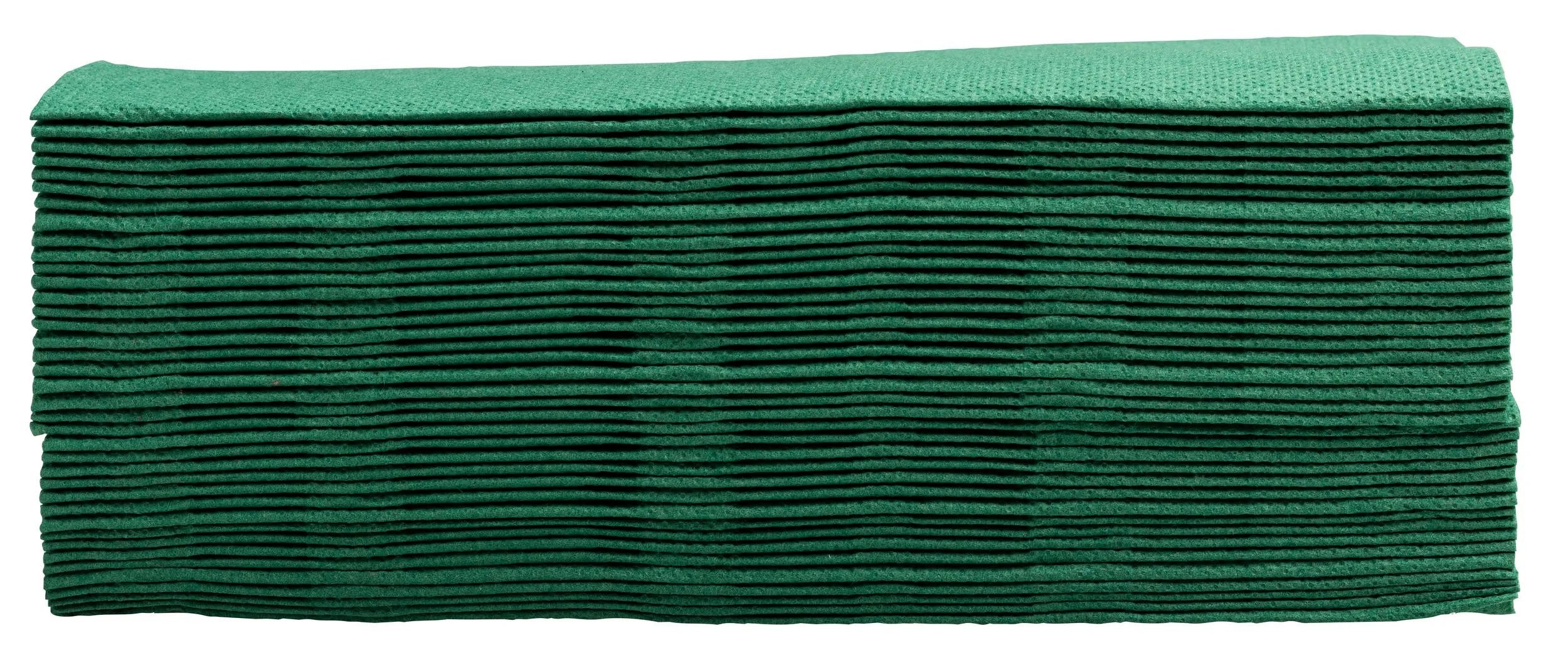 PROnappe Tischband 30x Pack 40 Servietten Tissue, 2-lagig 38x38cm Tannengrün SV623807I, Serviettes ouate micro gaufré