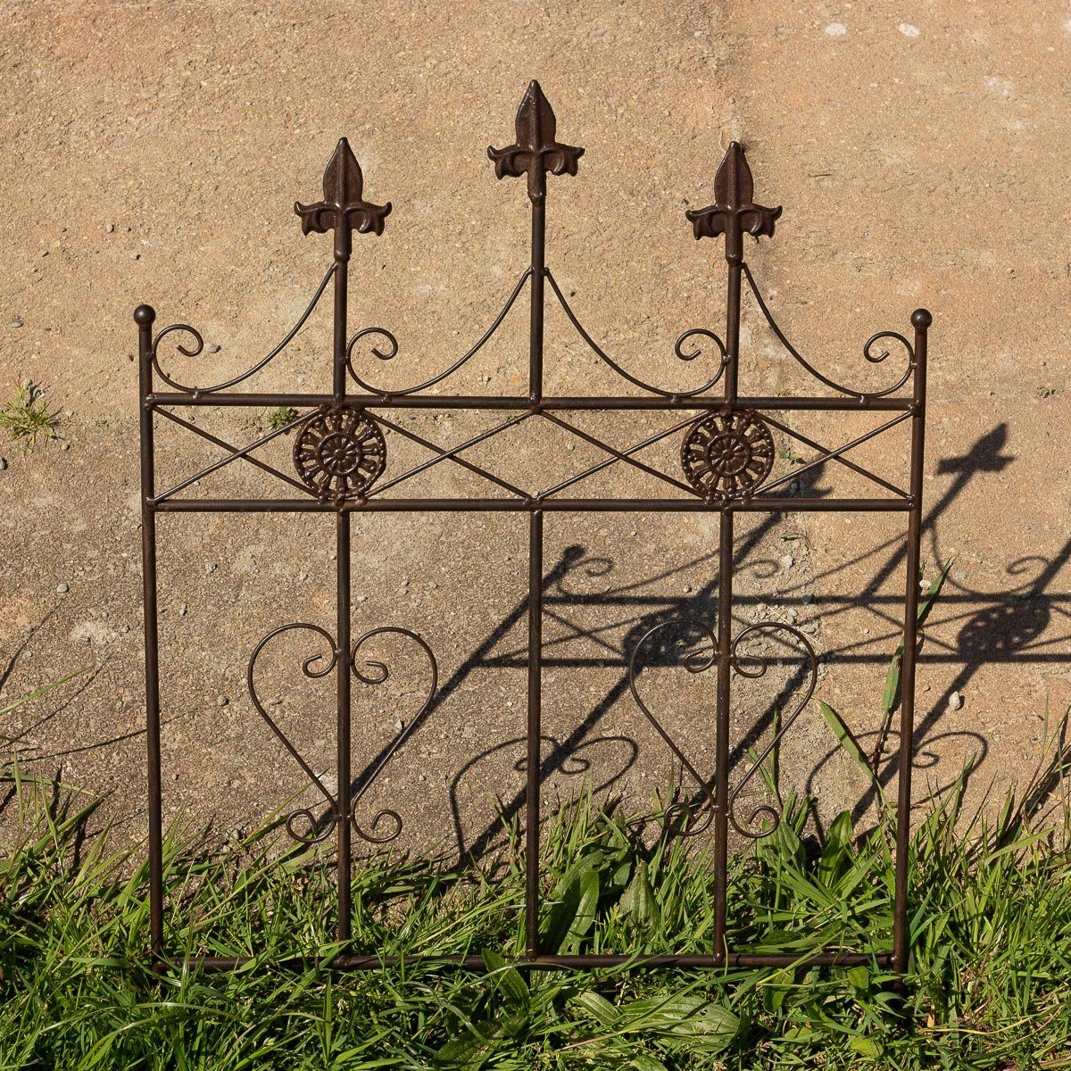 Antikas Rankgitter Beeteinfassung aus Volleisen, Beetbegrenzung, Ziergitter günstig online kaufen