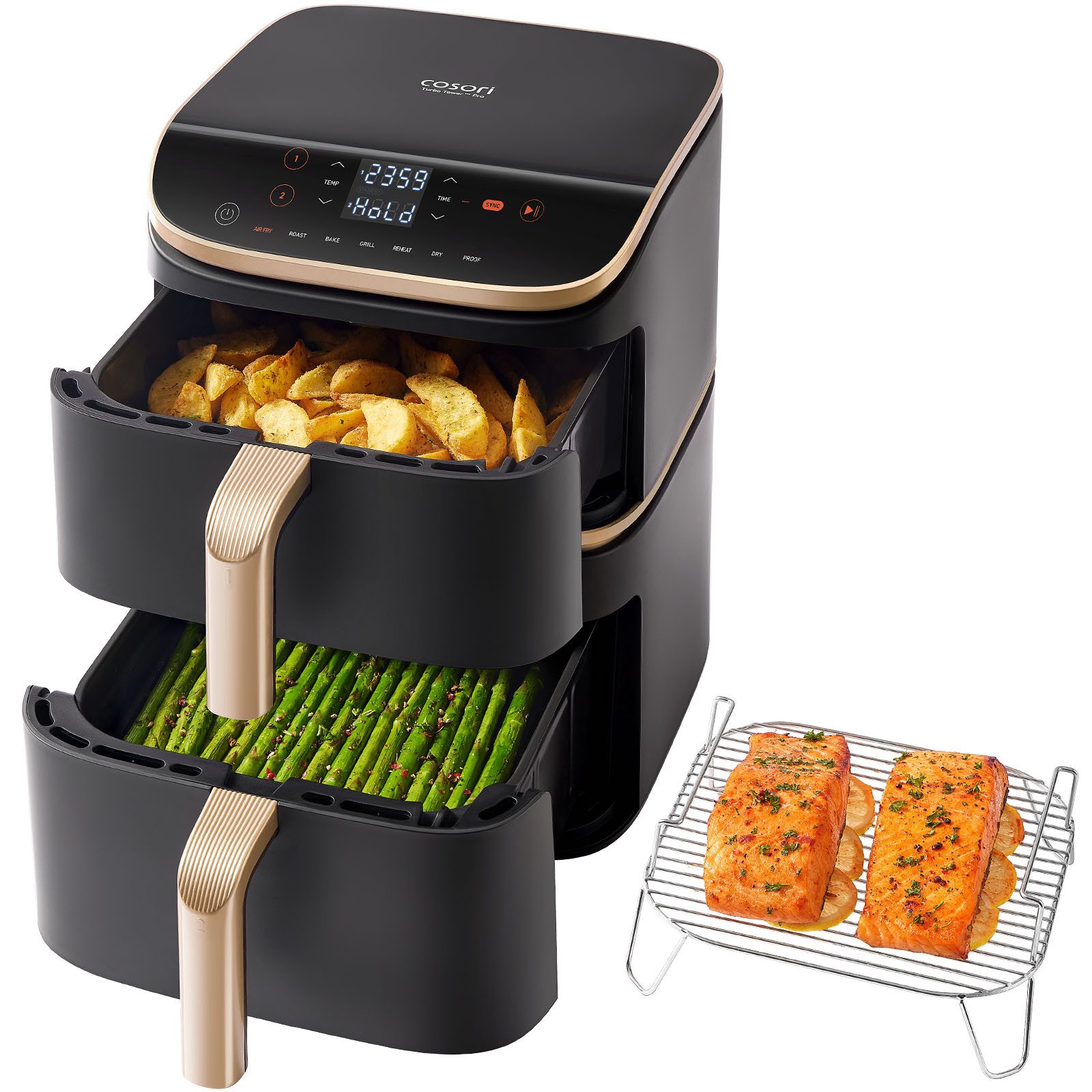 Cosori Heißluftfritteuse CAF-DC123S-DDER, 2630 W