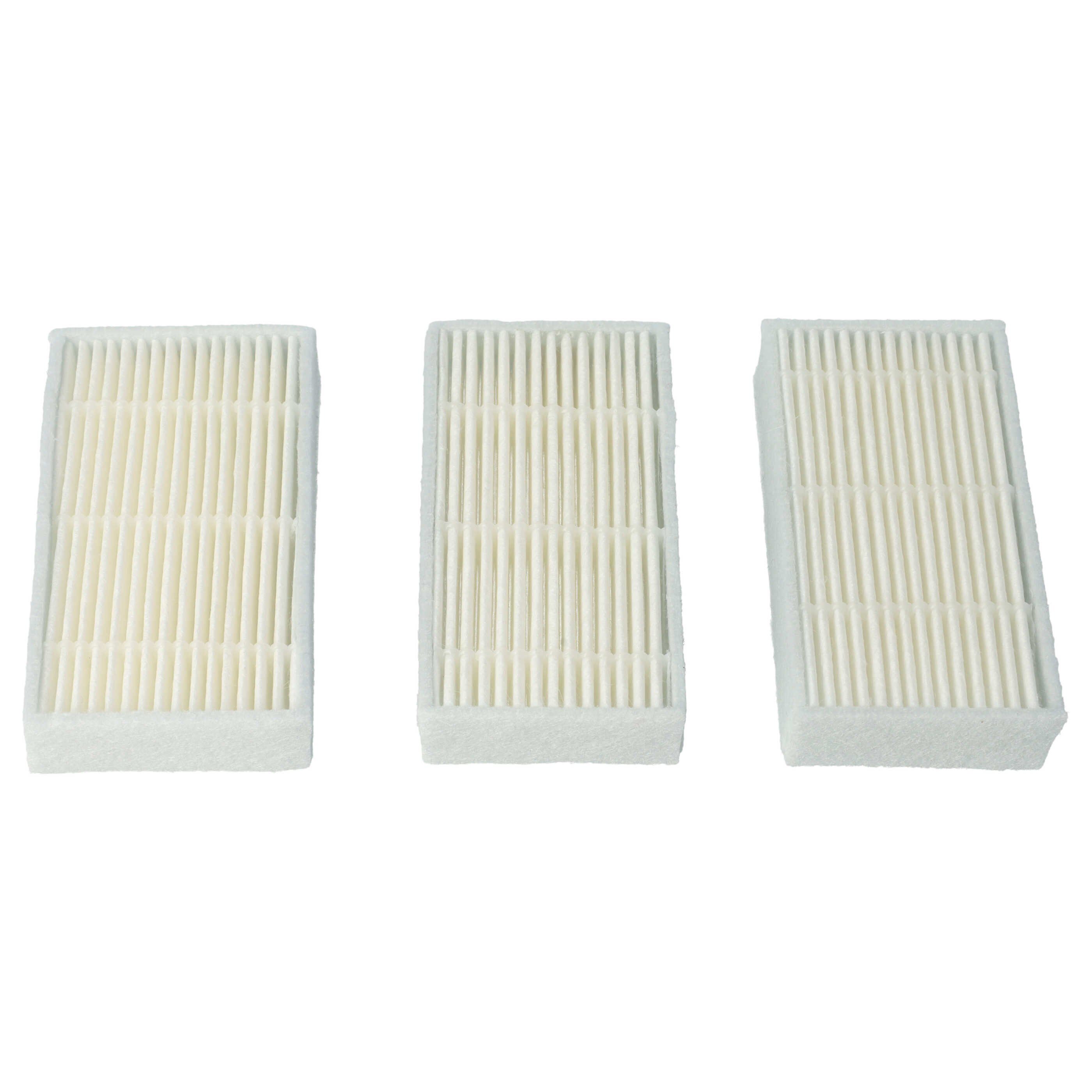 vhbw Flachfaltenfilter passend für Medion MD19511 Staubsauger, Nass- und Trockensauger, für Staubsauger, (3-St), Hochwertiges Filter-Set für Nass-/Trockensauger – Bild 2 von 5