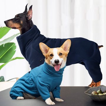 Juoungle Hundemantel Hundejacke Winter, Winterkleidung Hund Rollkragen Mantel 4-Beinen