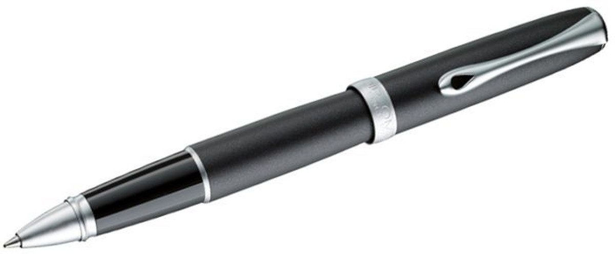 Füllfederhalter Tintenroller Excellence A2 lapis schwarz matt chrom