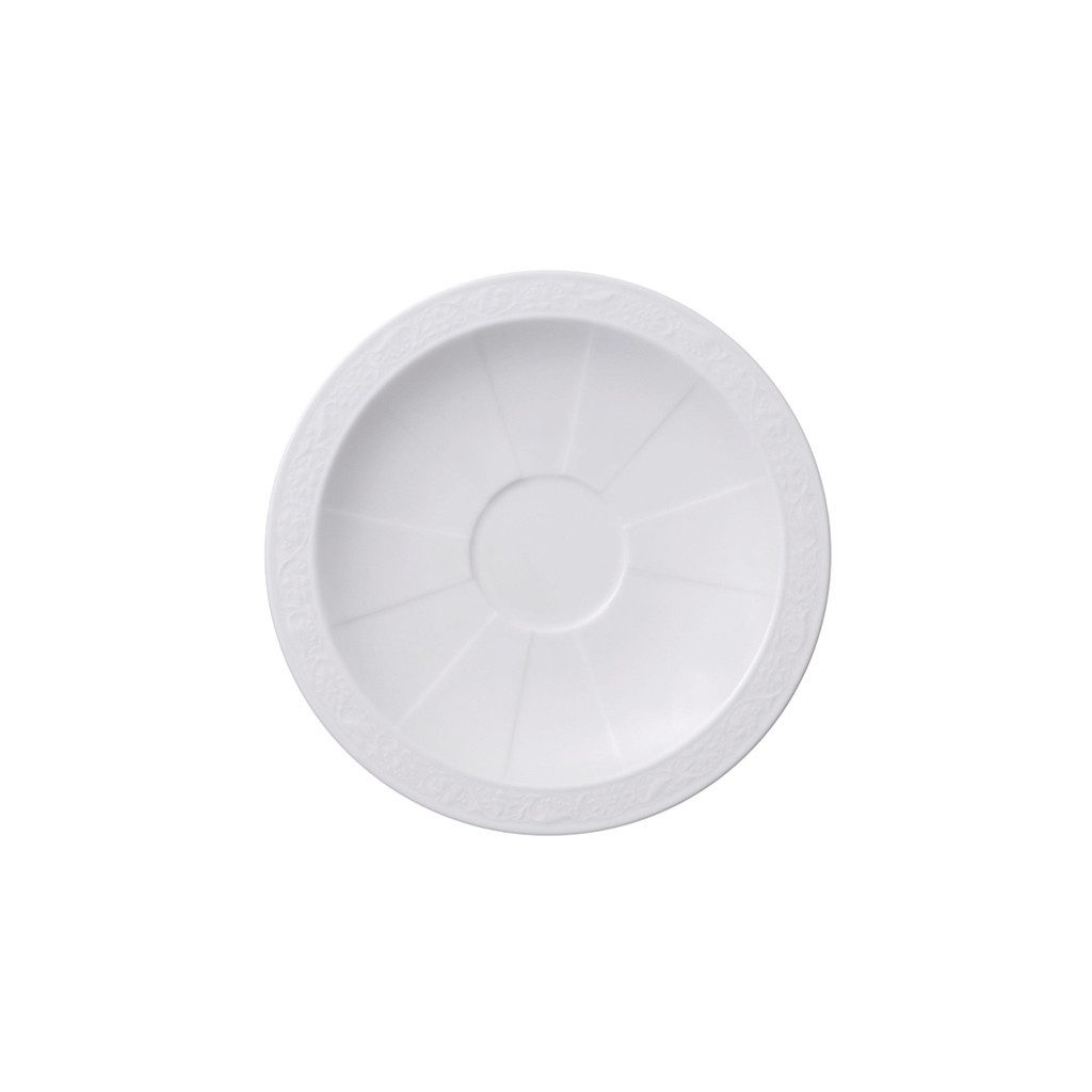 Untertasse White Pearl Tee-/Kaffeeuntertasse