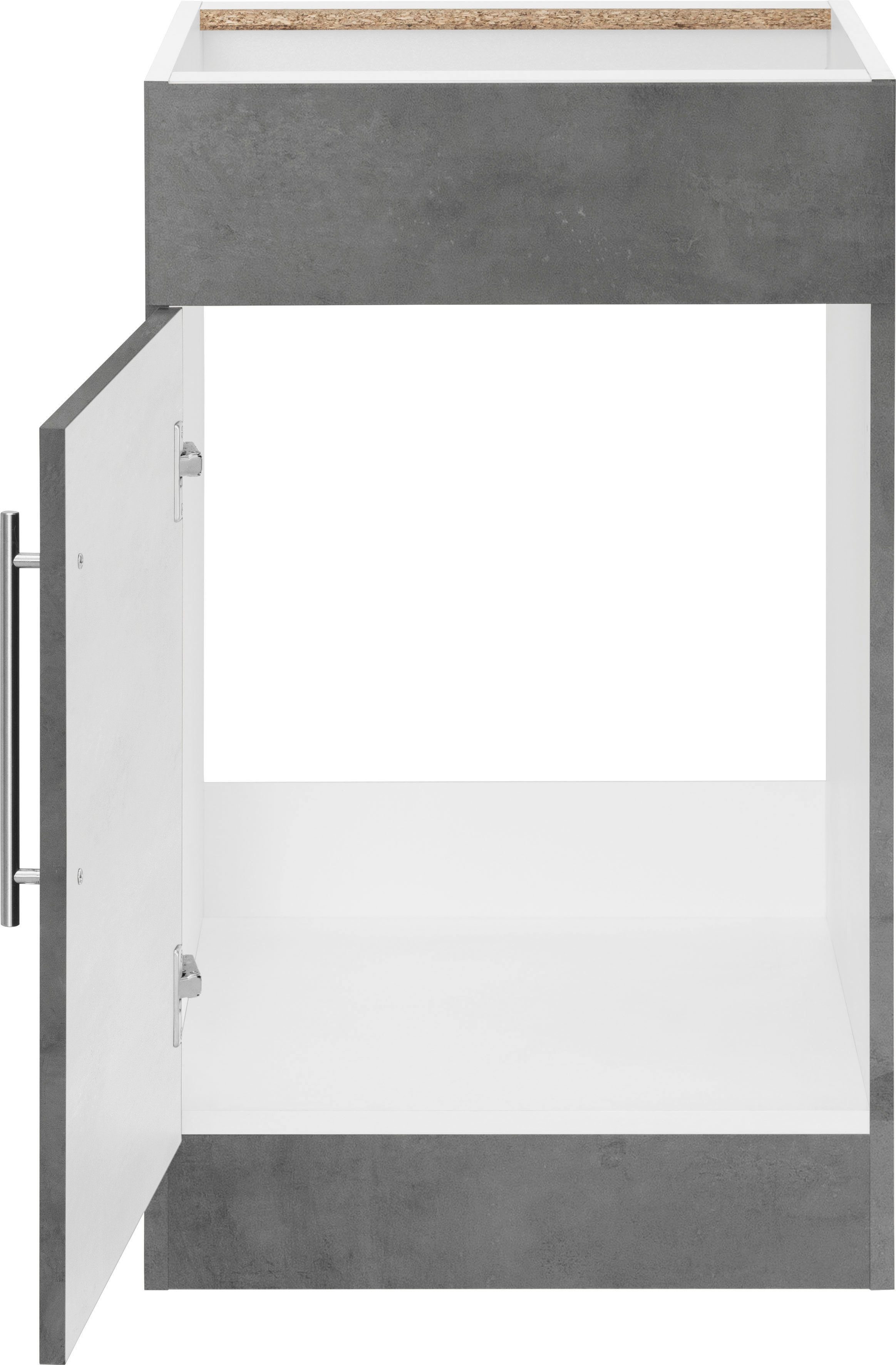 wiho Küchen Spülenschrank Cali 50 cm breit, ohne Arbeitsplatte – Bild 4 von 5