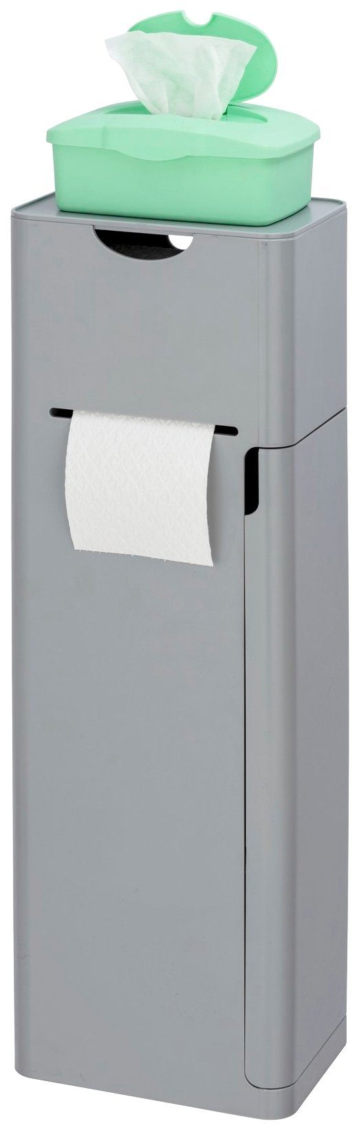 Grau Imon, (1-tlg) WENKO WC-Garnitur