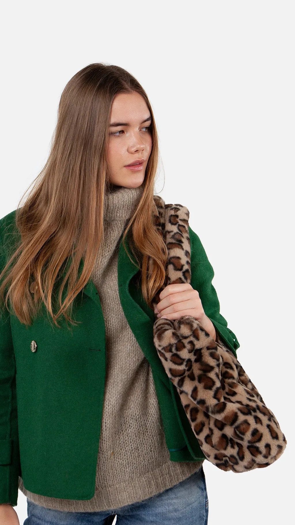Barts Shopper Barts Purida Shopper aus Kunstfell mit Leopardenmuster