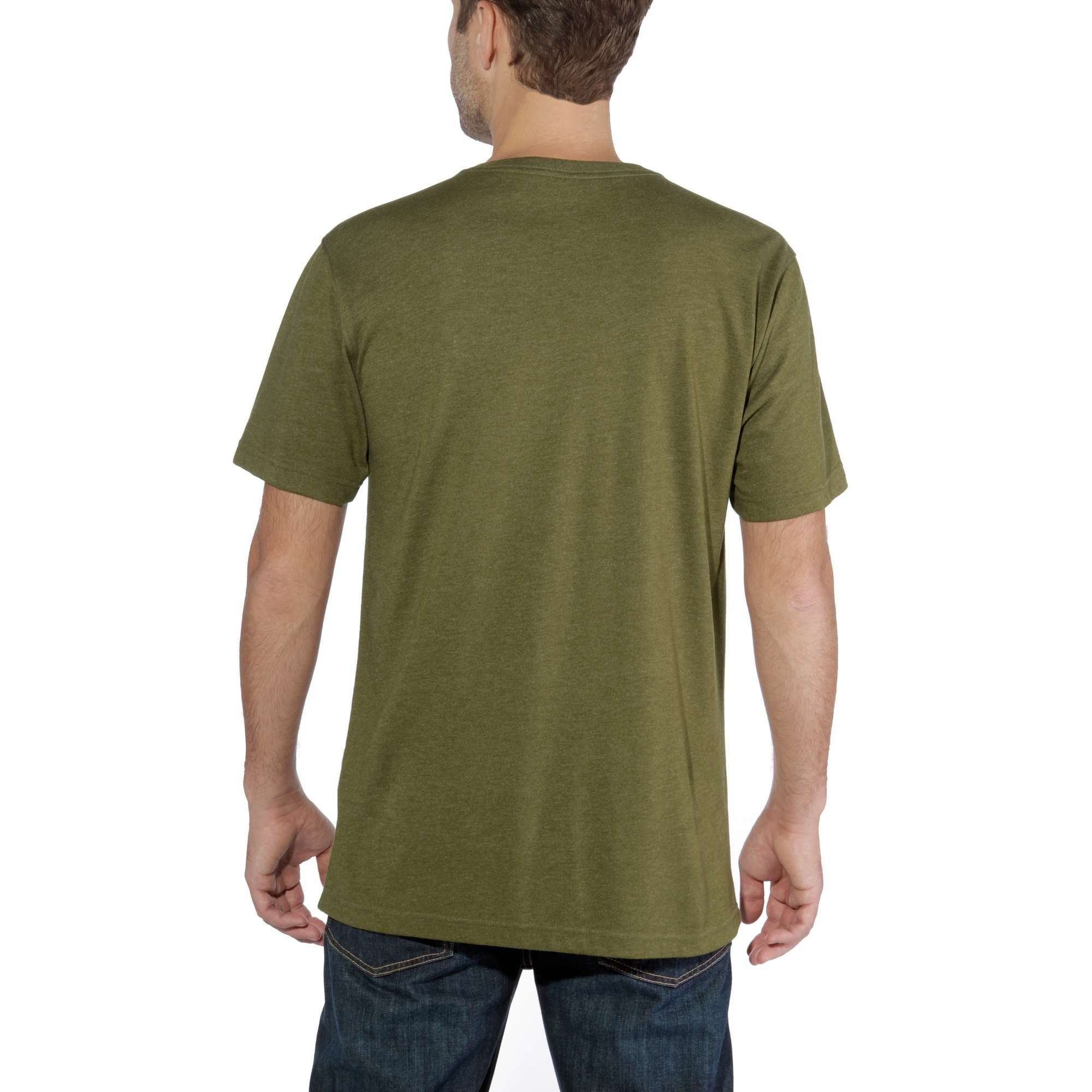 Carhartt T-Shirt EMEA OUTLAST GRAPHIC green (1-tlg) cargo