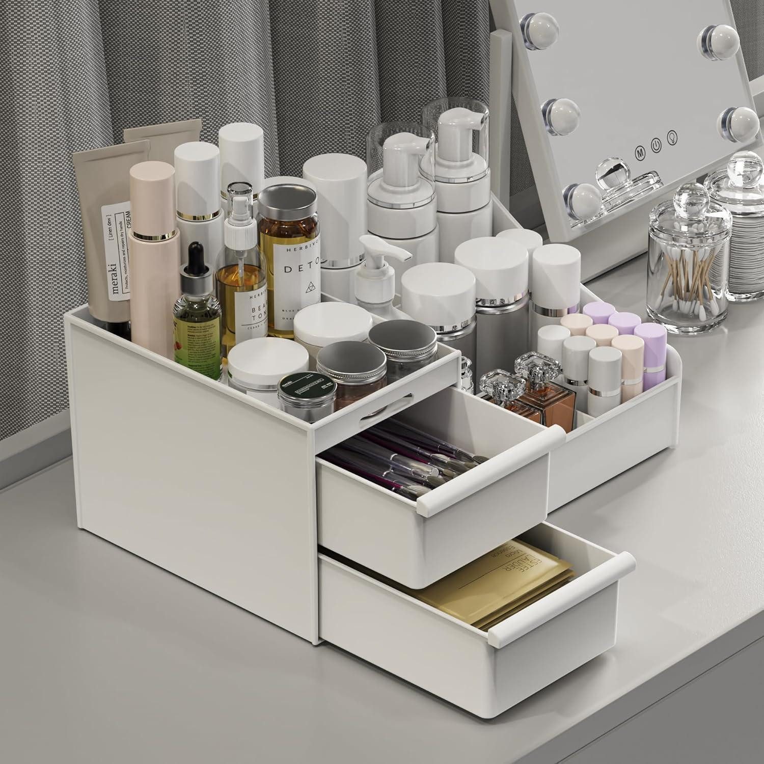 LuxusKollektion Make-Up Organizer Kosmetik Organizer Make Up Aufbewahrung Schubladen Bad Organizer