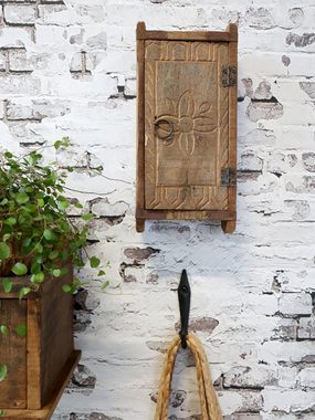 Chic Antique Hängeschrank Chic Antique - Hängeschrank Wandschrank aus Backsteinform Holz