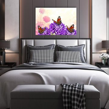 wandmotiv24 Leinwandbild Schmetterlinge, Tiere (1 St), Wandbild, Wanddeko, Leinwandbilder in versch. Größen