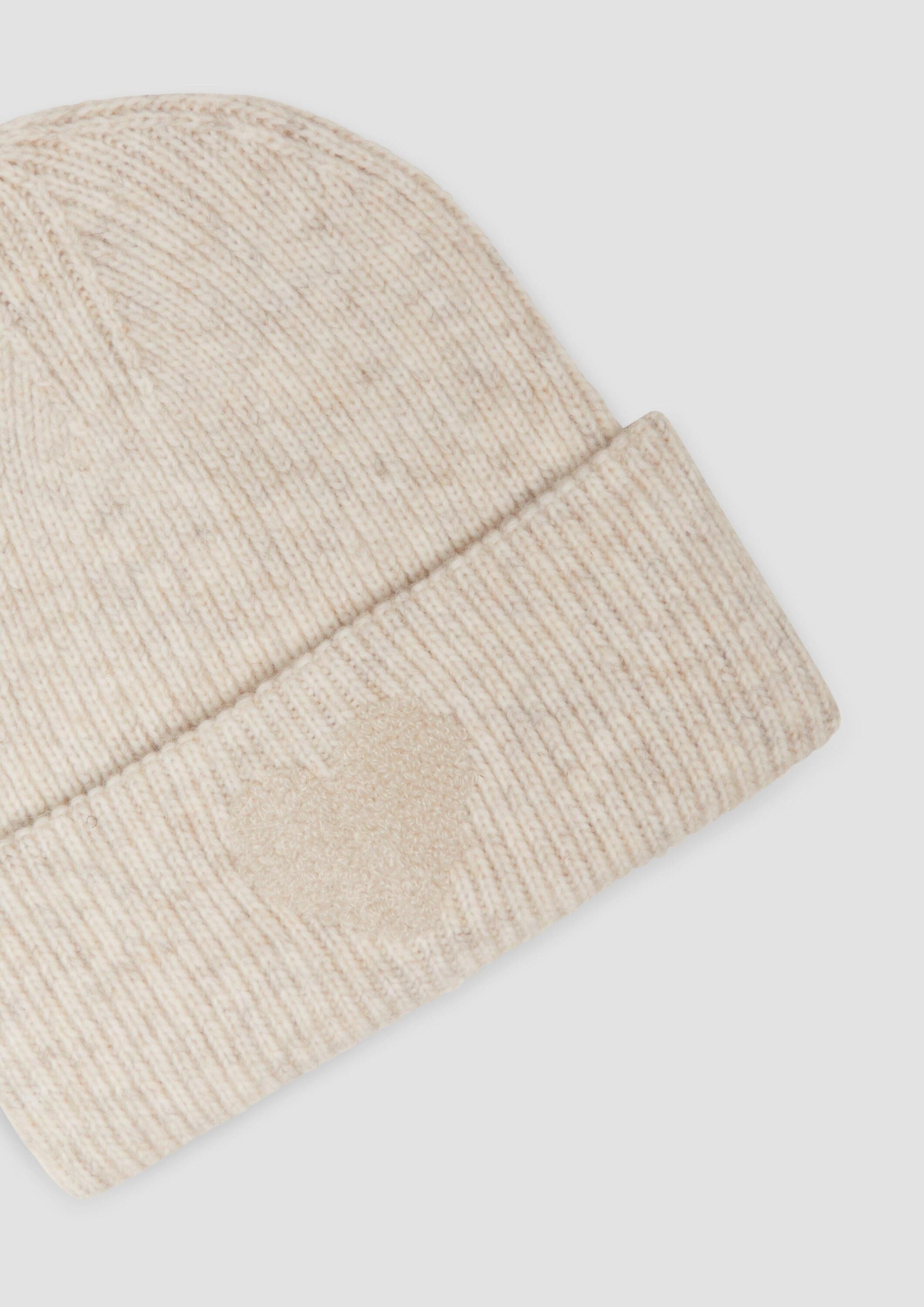 s.Oliver Strickmütze Mütze Strickbeanie aus Wollmix