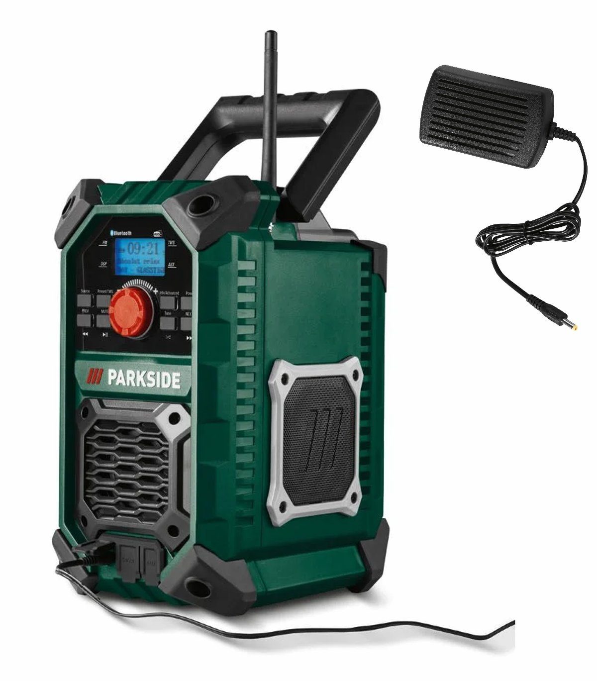 Parkside Akkurasenmäher PARKSIDE DAB Akku-Baustellen Radio PABR 20-Li ohne Akku und Ladegerät