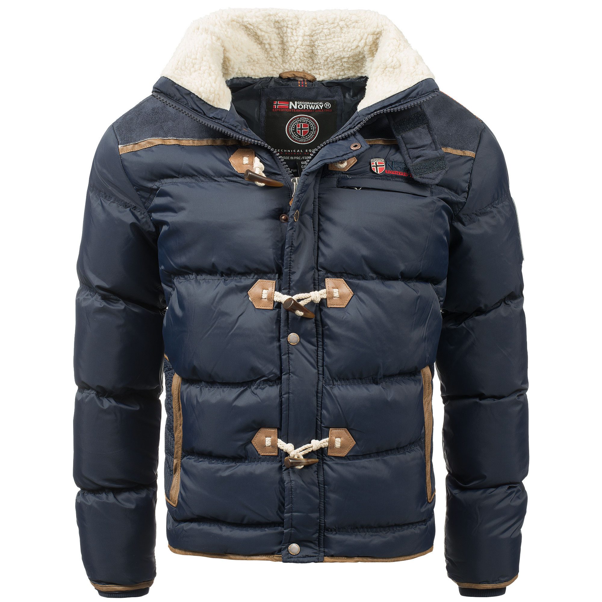 Geographical Norway Winterjacke warme Designer Herren Winter Stepp Jacke Ou günstig online kaufen