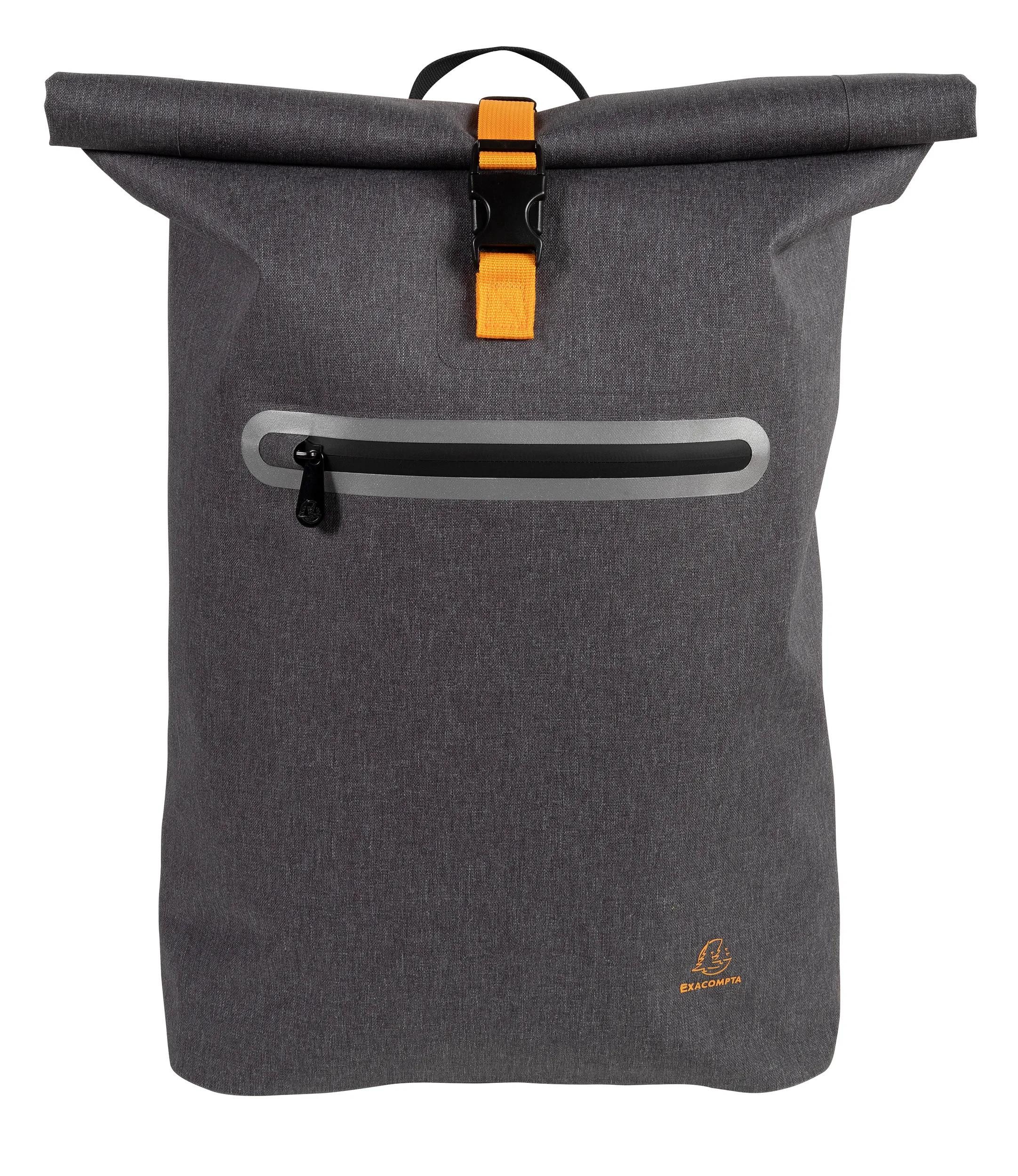 EXACOMPTA Cityrucksack Wasserdichter Rucksack 33x49x14cm, Exactive Young - Sturmgrau - 17834E, Rücksäcke