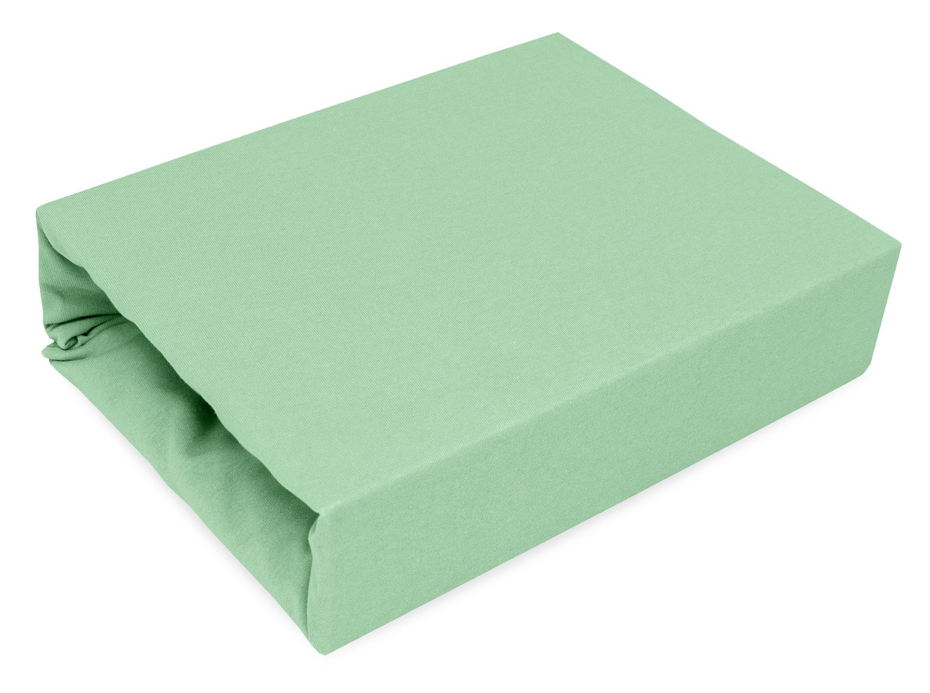 Best for You Spannbettlaken Jersey-Spannbettlaken – kuscheliger Schlafkomfort & perfekte Passform, Jersey, Gummizug: Rundum, (1 Stück), 100 % Baumwolle, Jersey-Stoff, mit Elasthan, atmungsaktiv