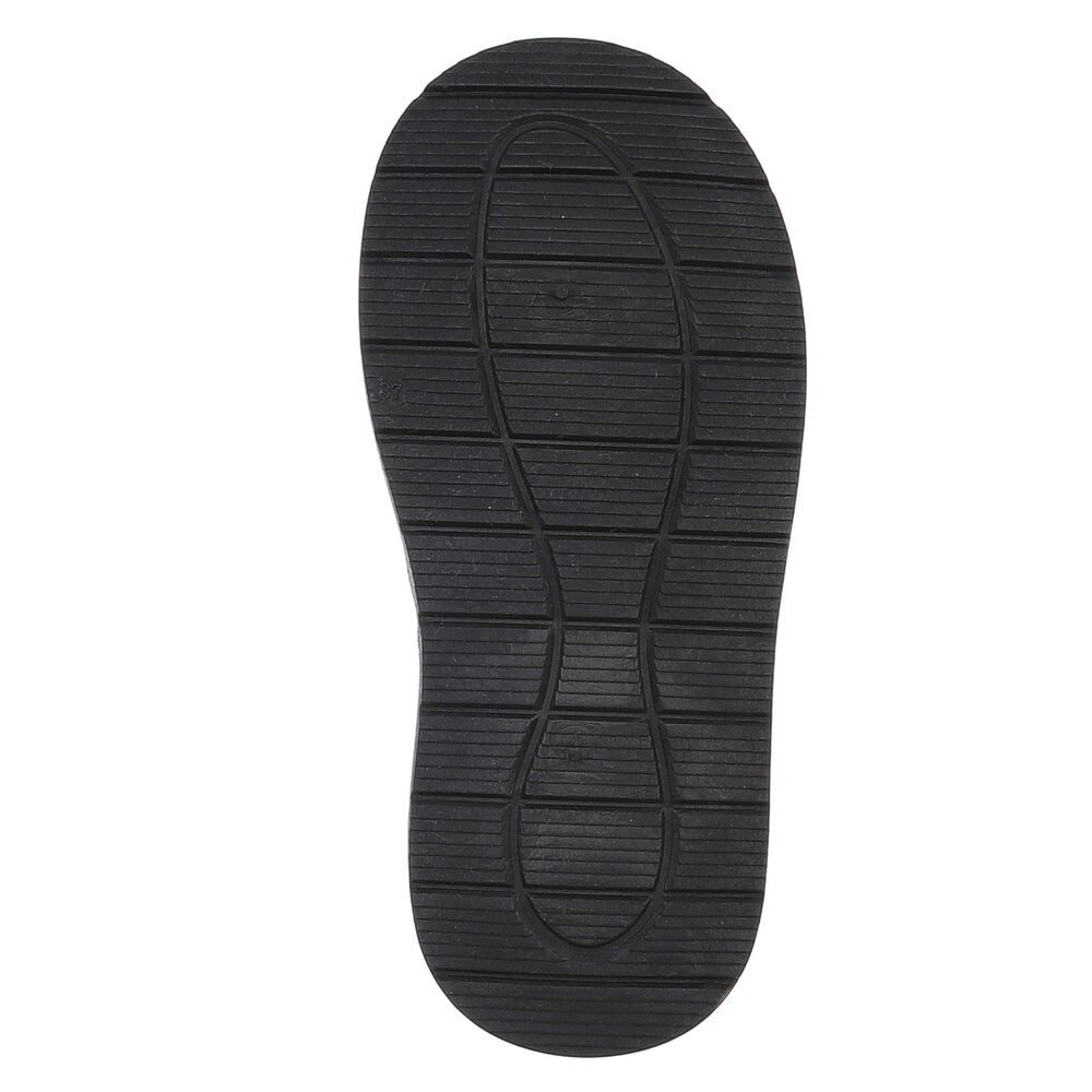 Ital-Design Modischer Damen-Stiefel mit hohem Komfort für Alltag Snowboots (90417747) Flach Plateaustiefeletten in Schwarz