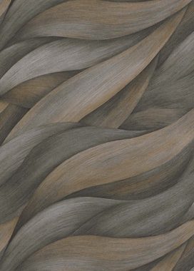 BRICOFLOR Vinyltapete, Holzstruktur, (1 St), Wallpaper