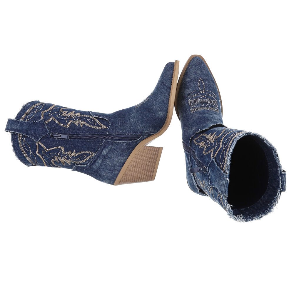 Ital-Design Damen Cowboyboots Freizeit Westernstiefelette (88843756) günstig online kaufen