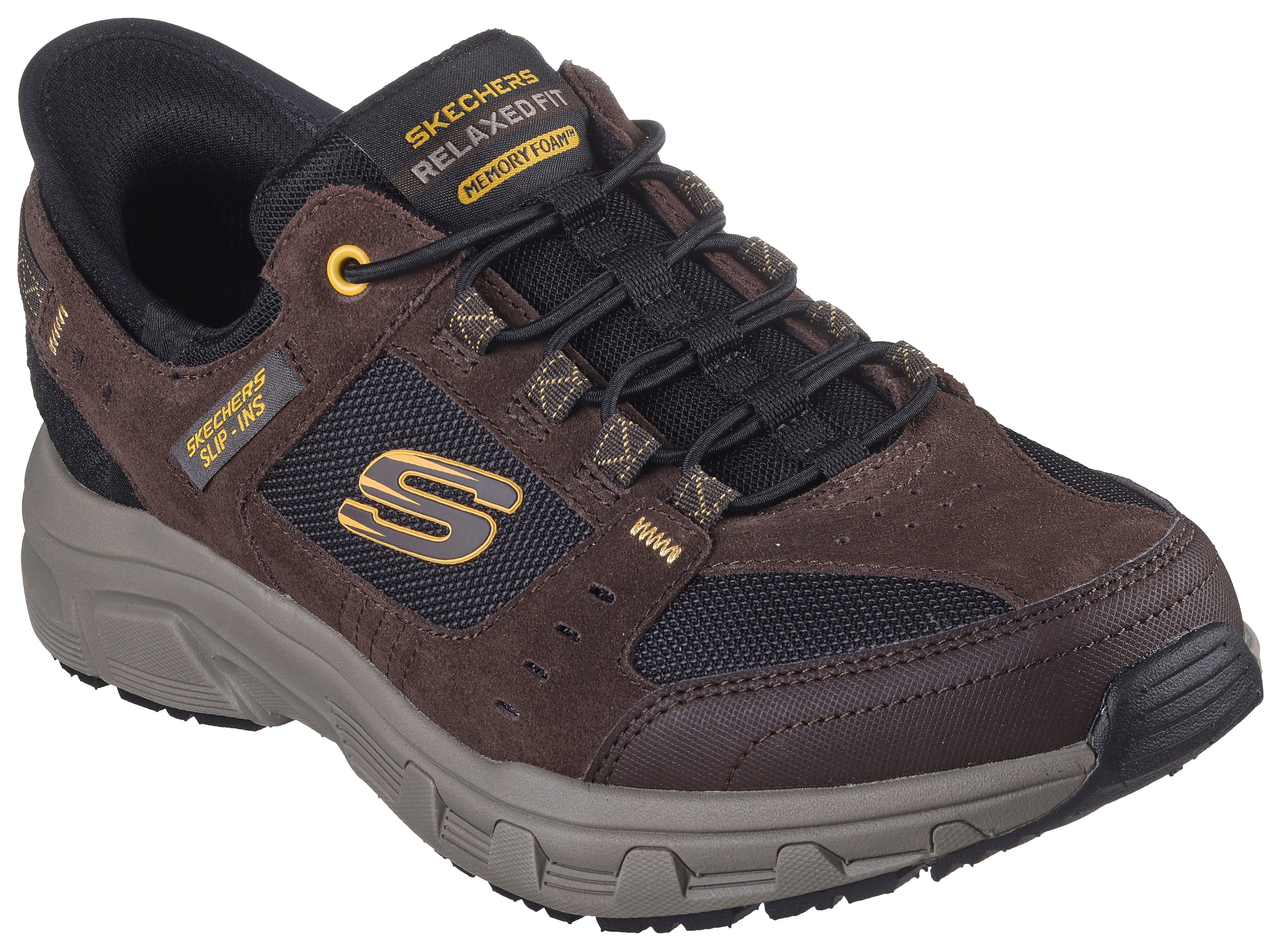 Skechers OAK CANYON-CONSISTENT WINNER Outdoorschuh mit Slip Ins-Funktion, Freizeitschuh, Schnürschuh, Outdoorschuh