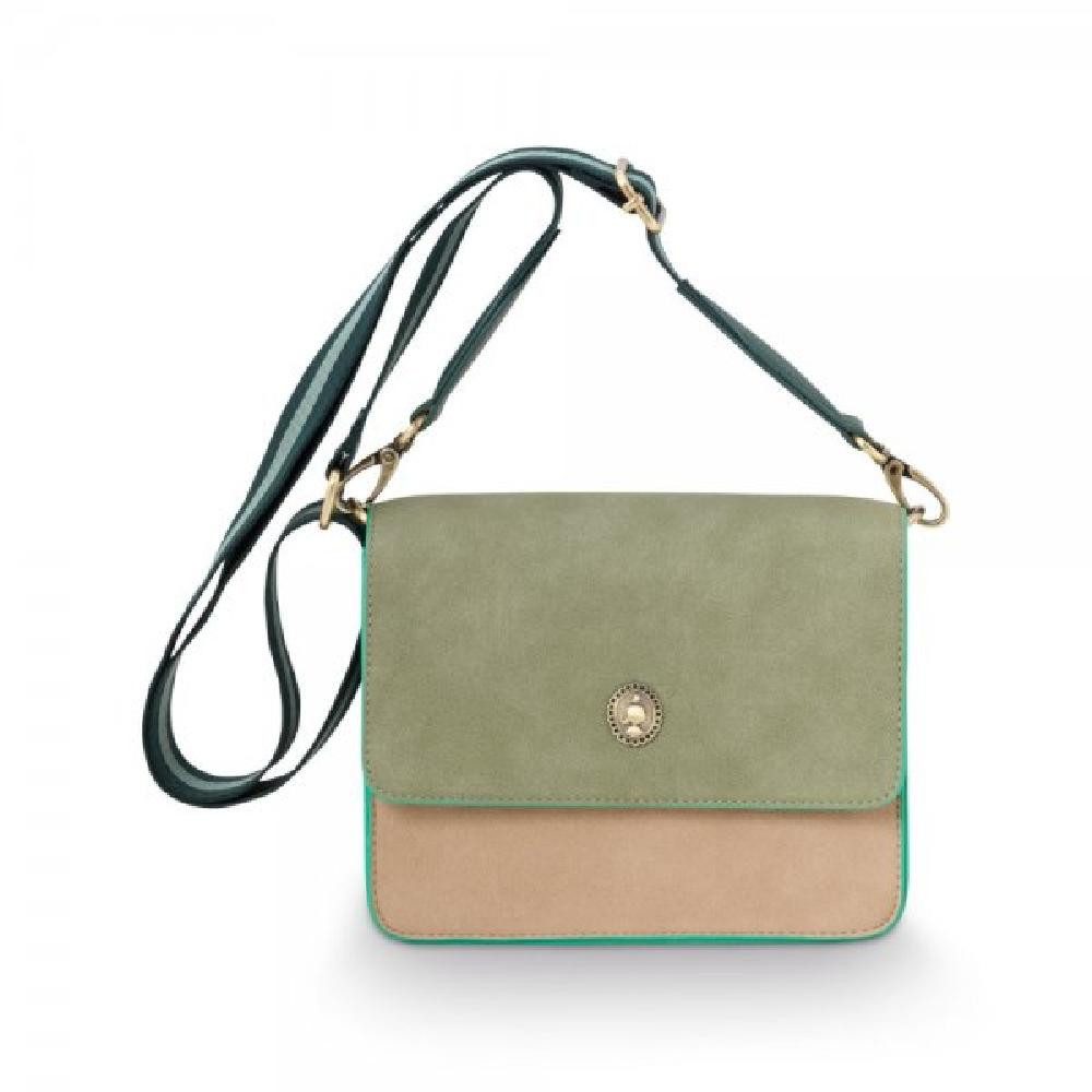 PiP Studio Handtasche Schultertasche Cross Body Uni Fenna Grün (S)
