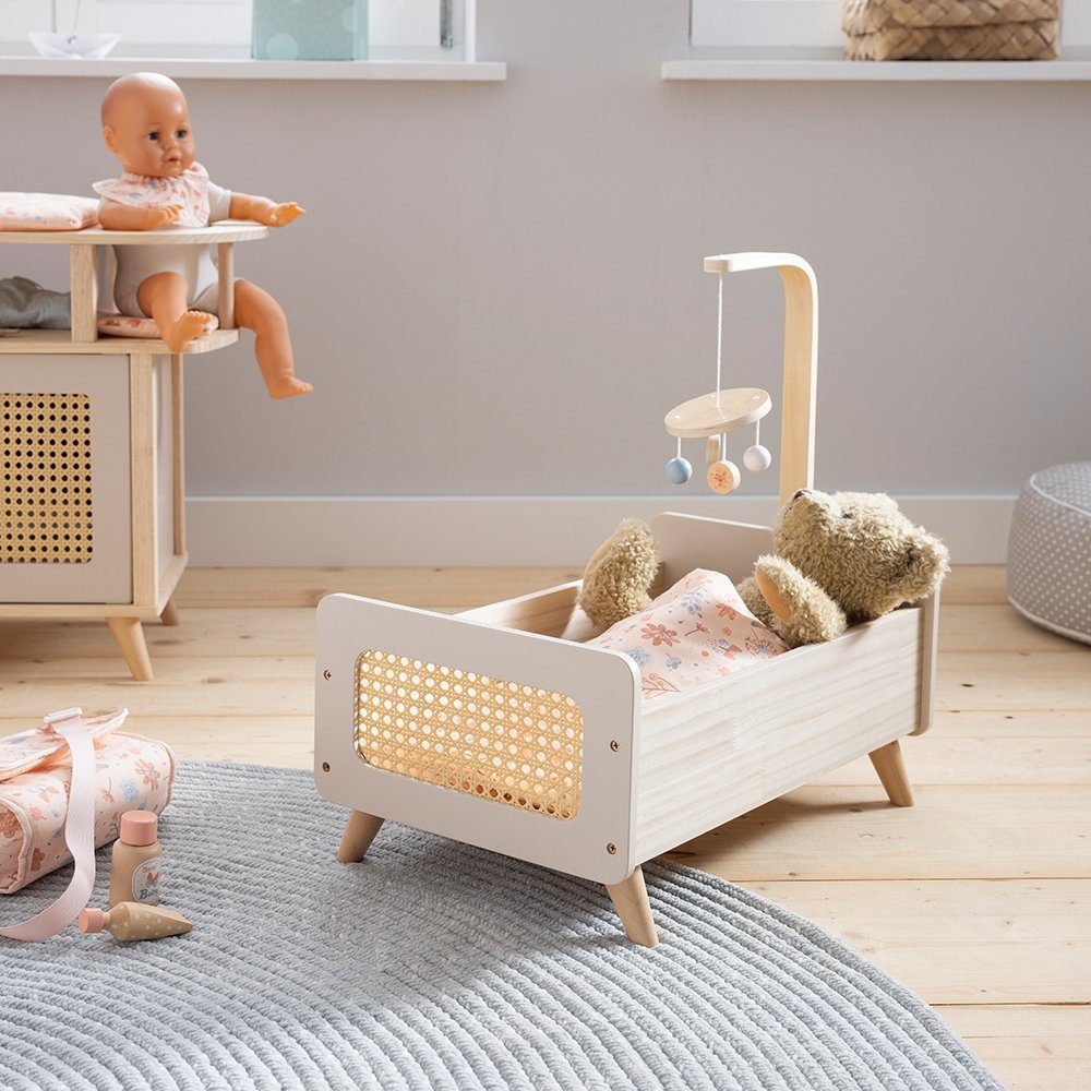 howa Puppenbett miniflowers, aus Holz, mit günstig online kaufen