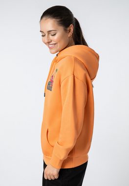 SUBLEVEL Kapuzenpullover Hoodie mit Cartoon Backprint